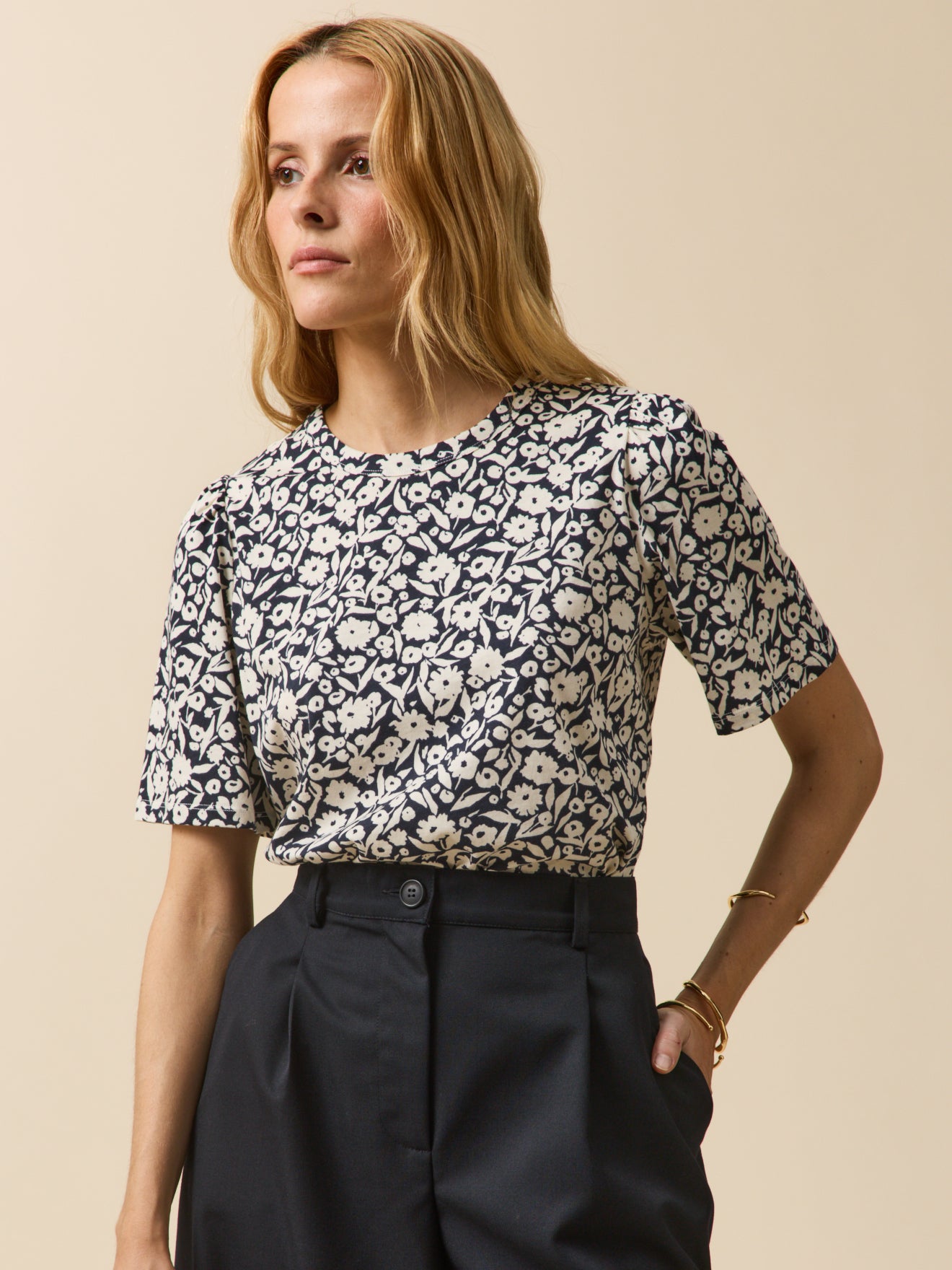 T-shirt coton biologique imprimé Ikat, CYRILLUS