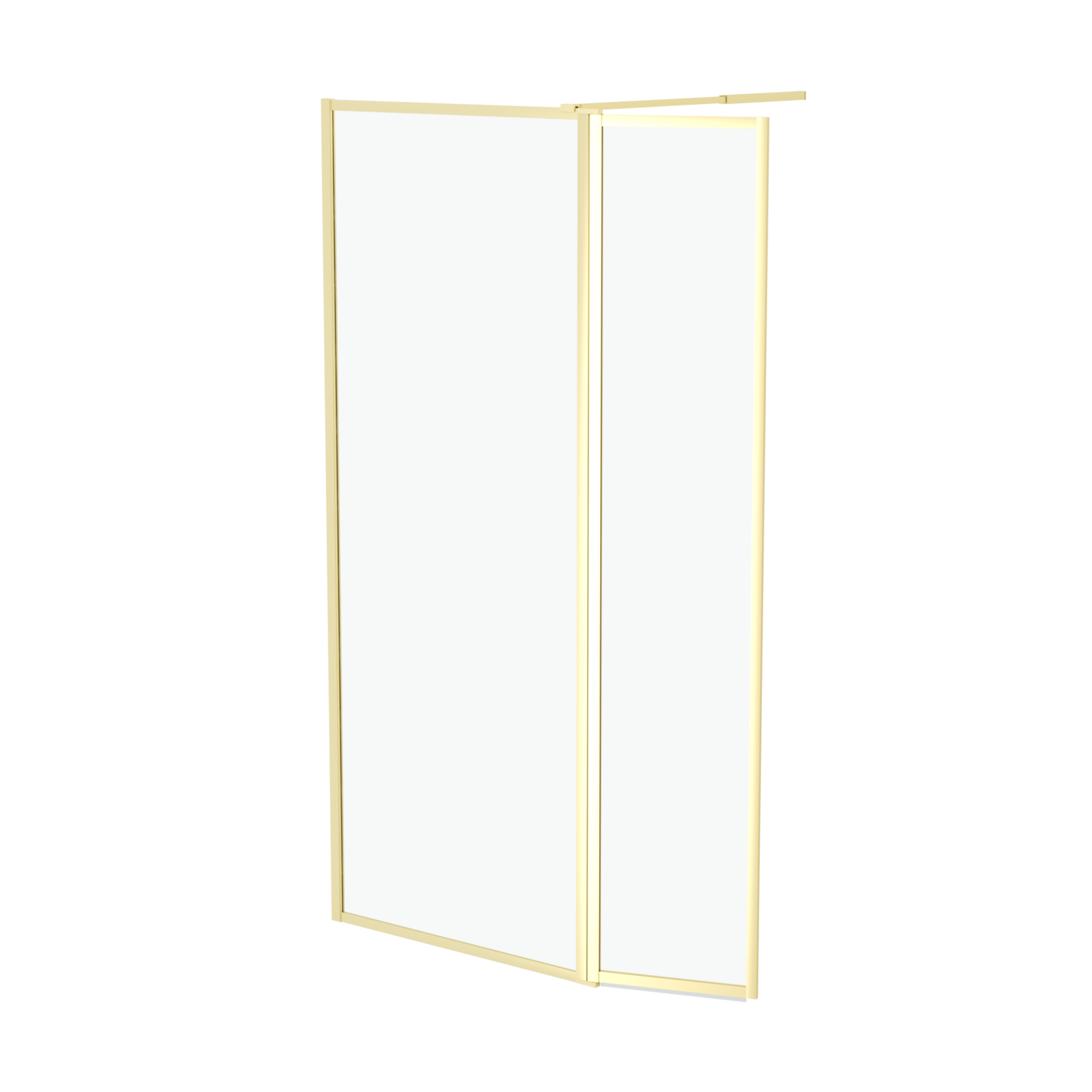 Paroi de douche à l’italienne avec volet pivotant en verre trempé 5 mm, HOME MAISON