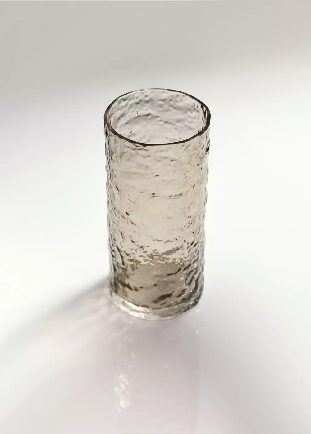 Vase 100 % cristal à relief, MANGO HOME