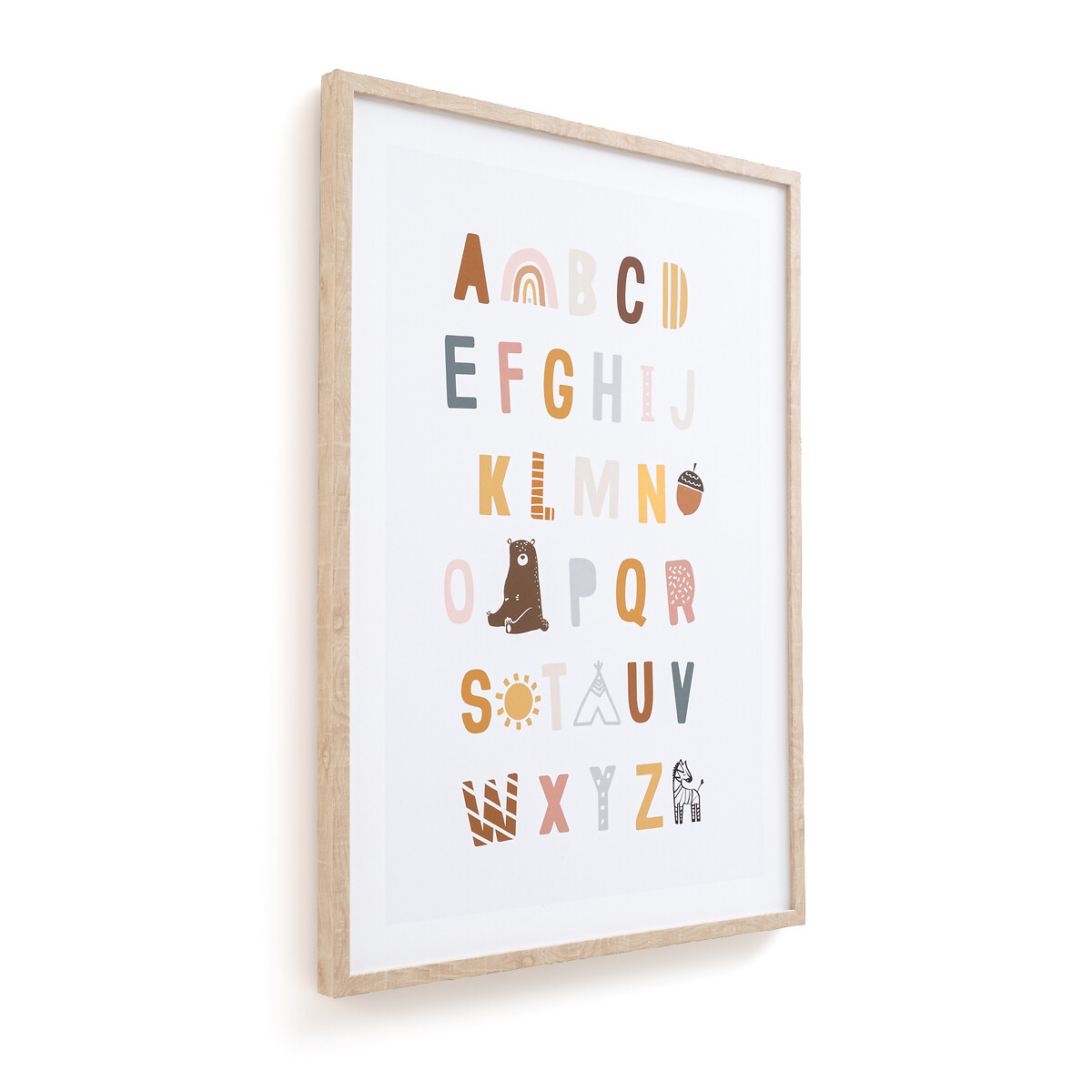 Ally Child’s Framed Alphabet Print