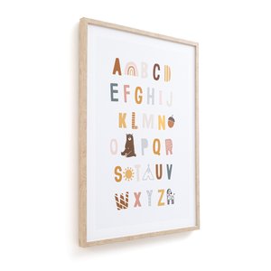 Cuadro infantil de abecedario, Ally LA REDOUTE INTERIEURS image