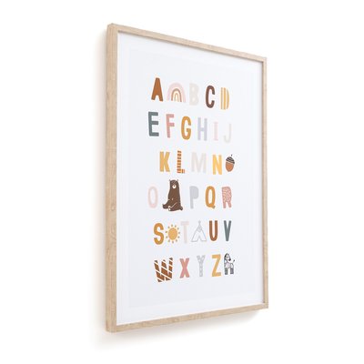 Ally Child's Framed Alphabet Print LA REDOUTE INTERIEURS