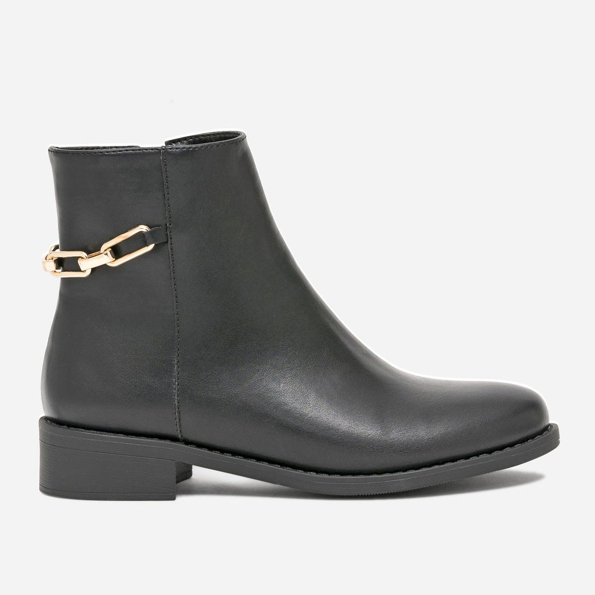 Boots plats abibata noir Eram La Redoute