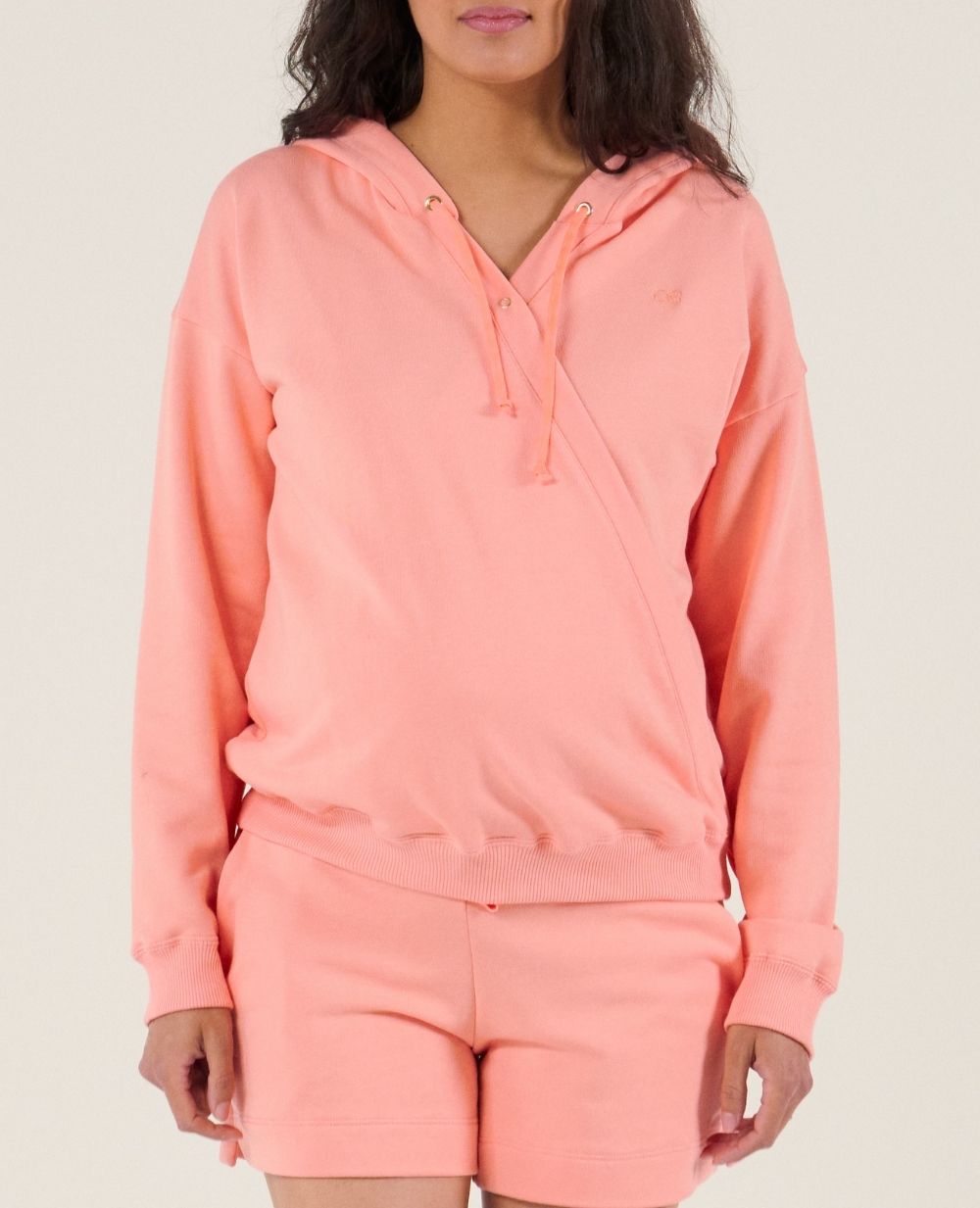 Hoodie de grossesse et d'allaitement Coconut, CACHE COEUR