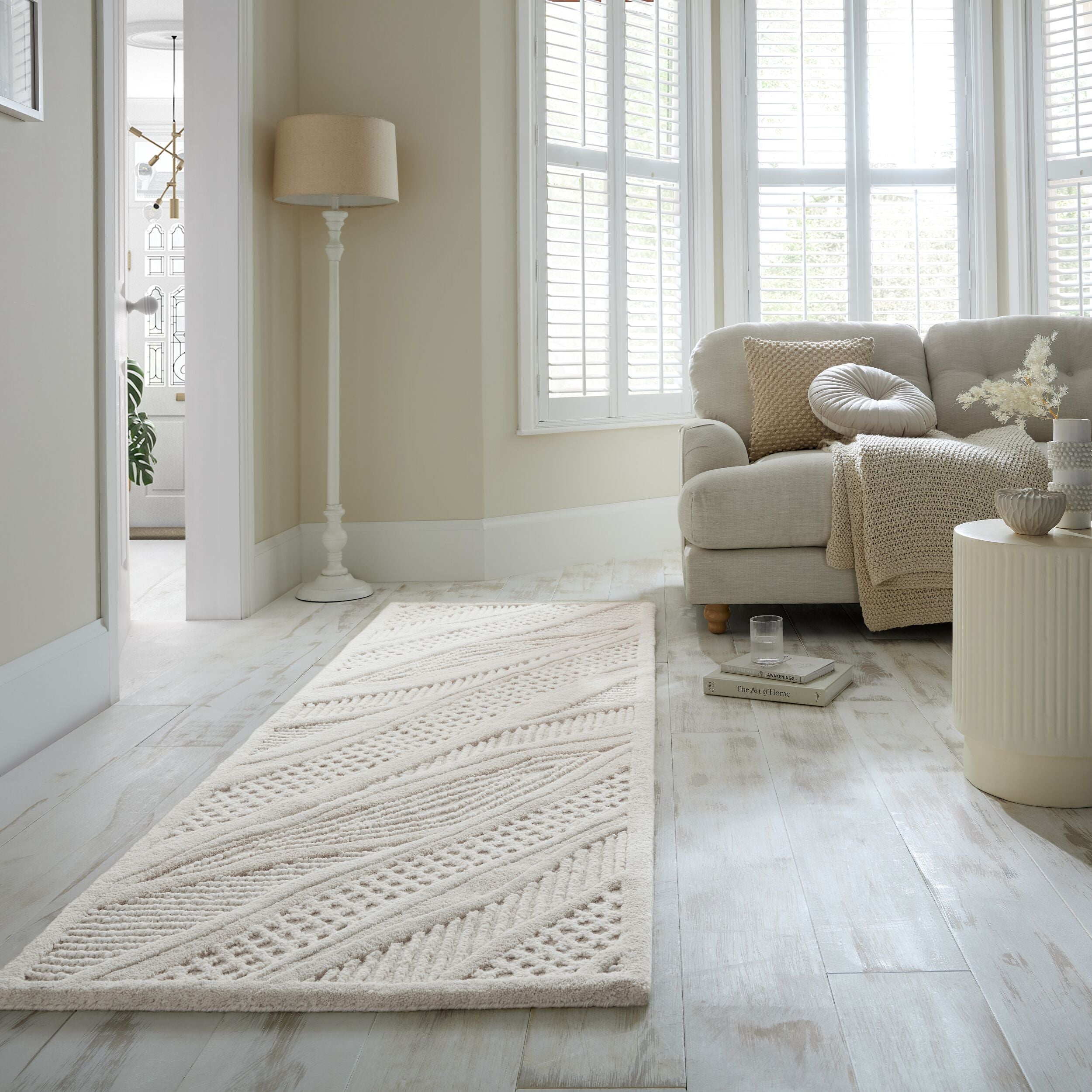 Tapis en laine de couloir Sculptured ABSTRACT, FLAIR RUGS