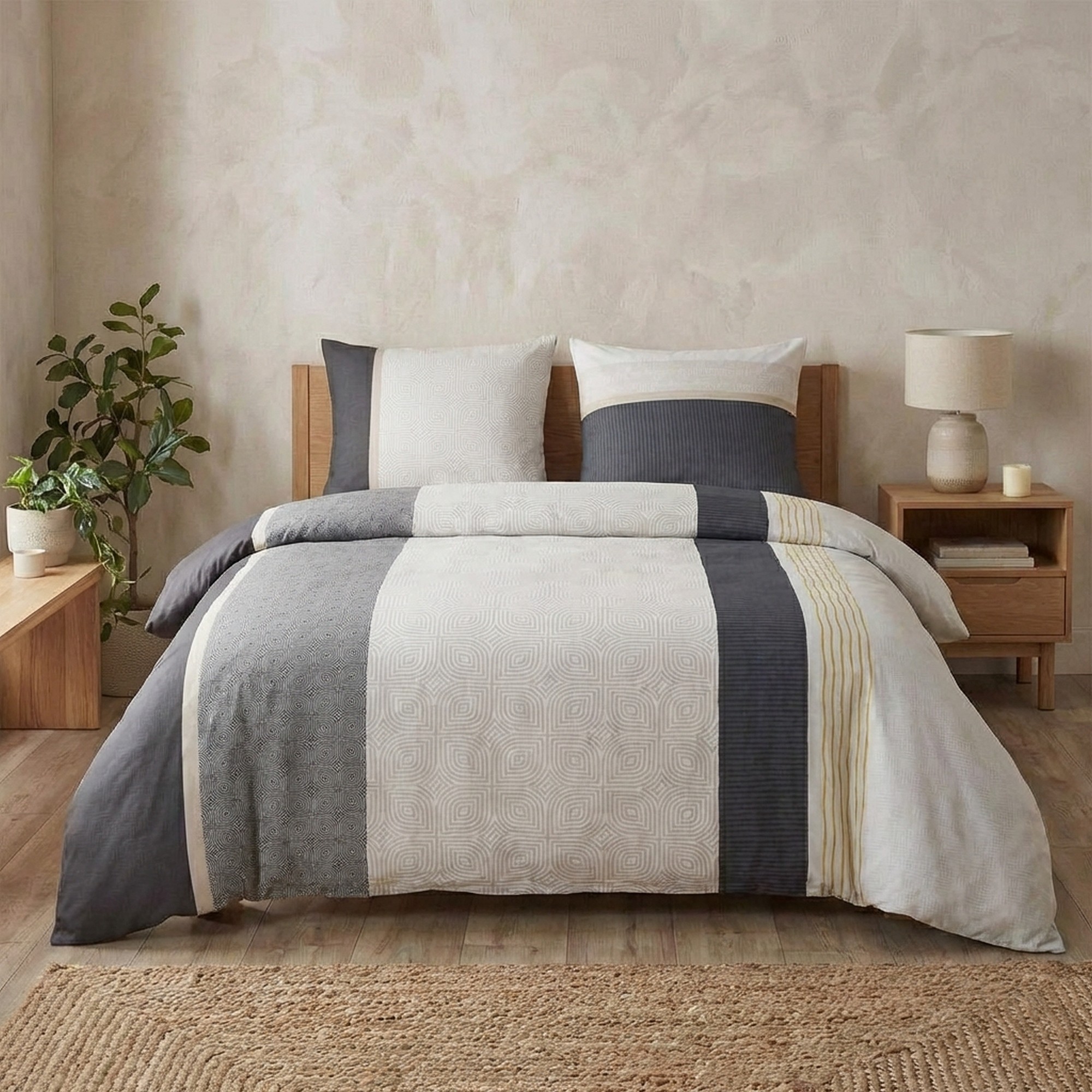 Parure de lit - Housse de couette coton 57 fils, EDEN
