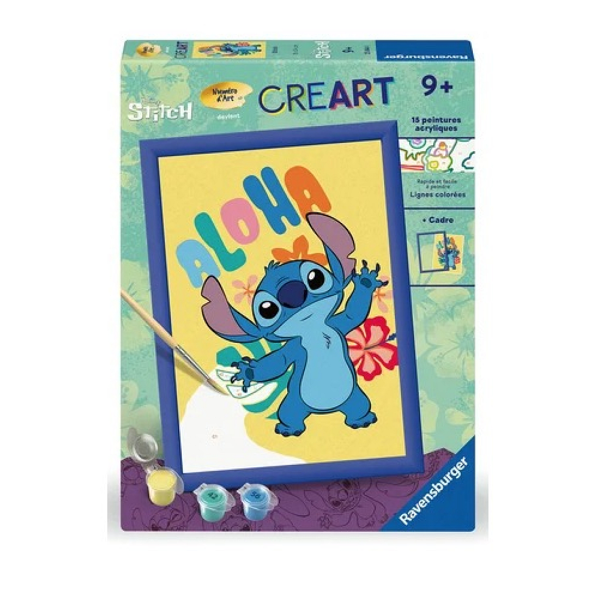 CreArt Kids 18x24cm - Stitch, RAVENSBURGER