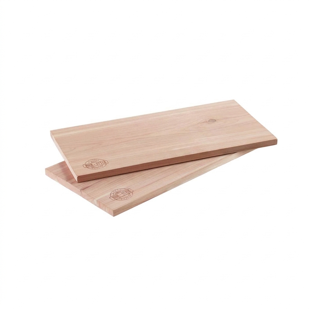 Set de 2 planches en cèdre pour barbecue BBQ, GEFU