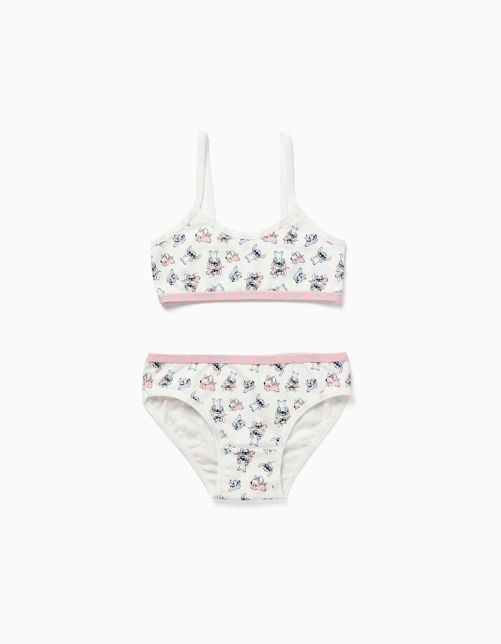 Ensemble de top et culottes avec Stitch et Angel, ZIPPY
