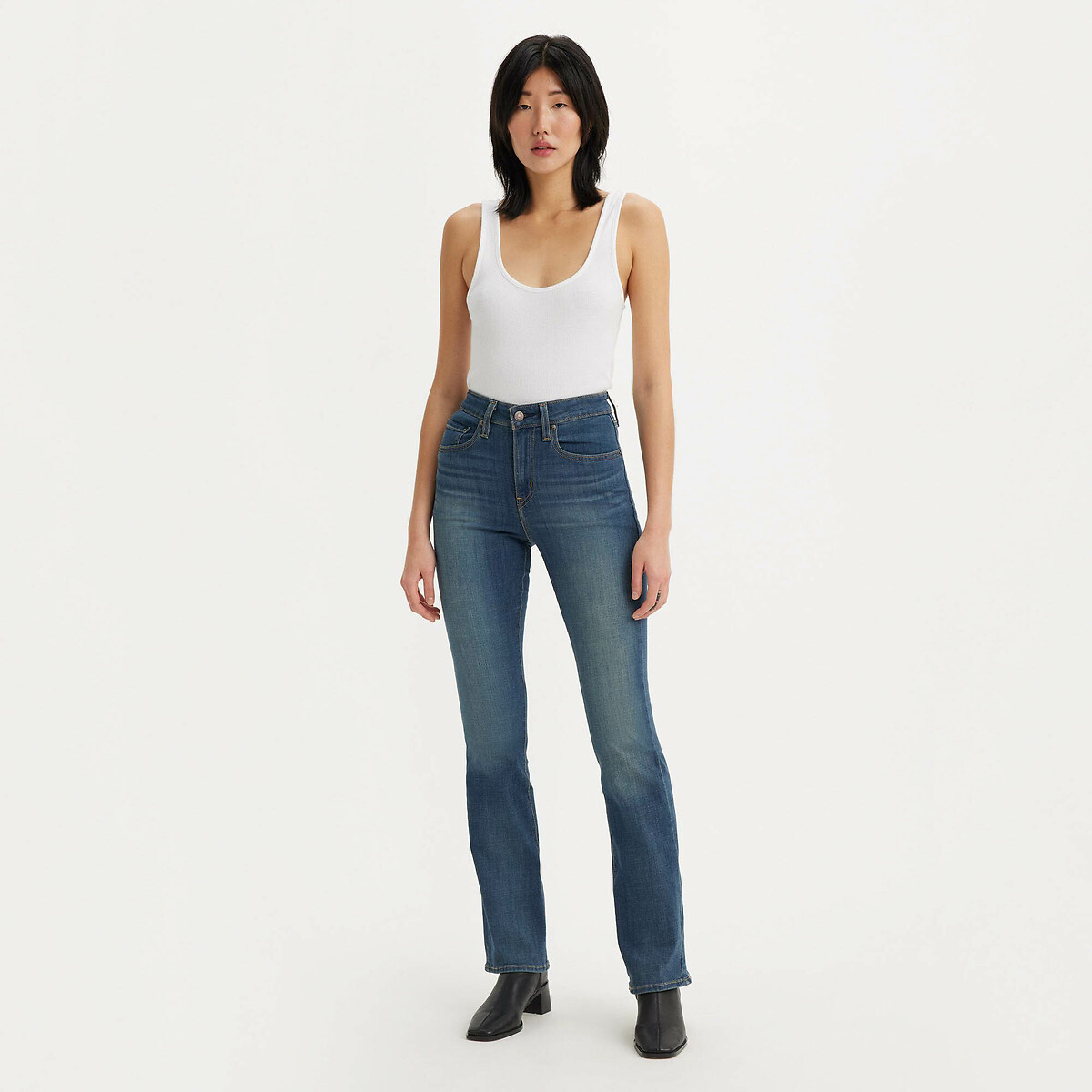 Jeans 725 Bootcut, hoge taille