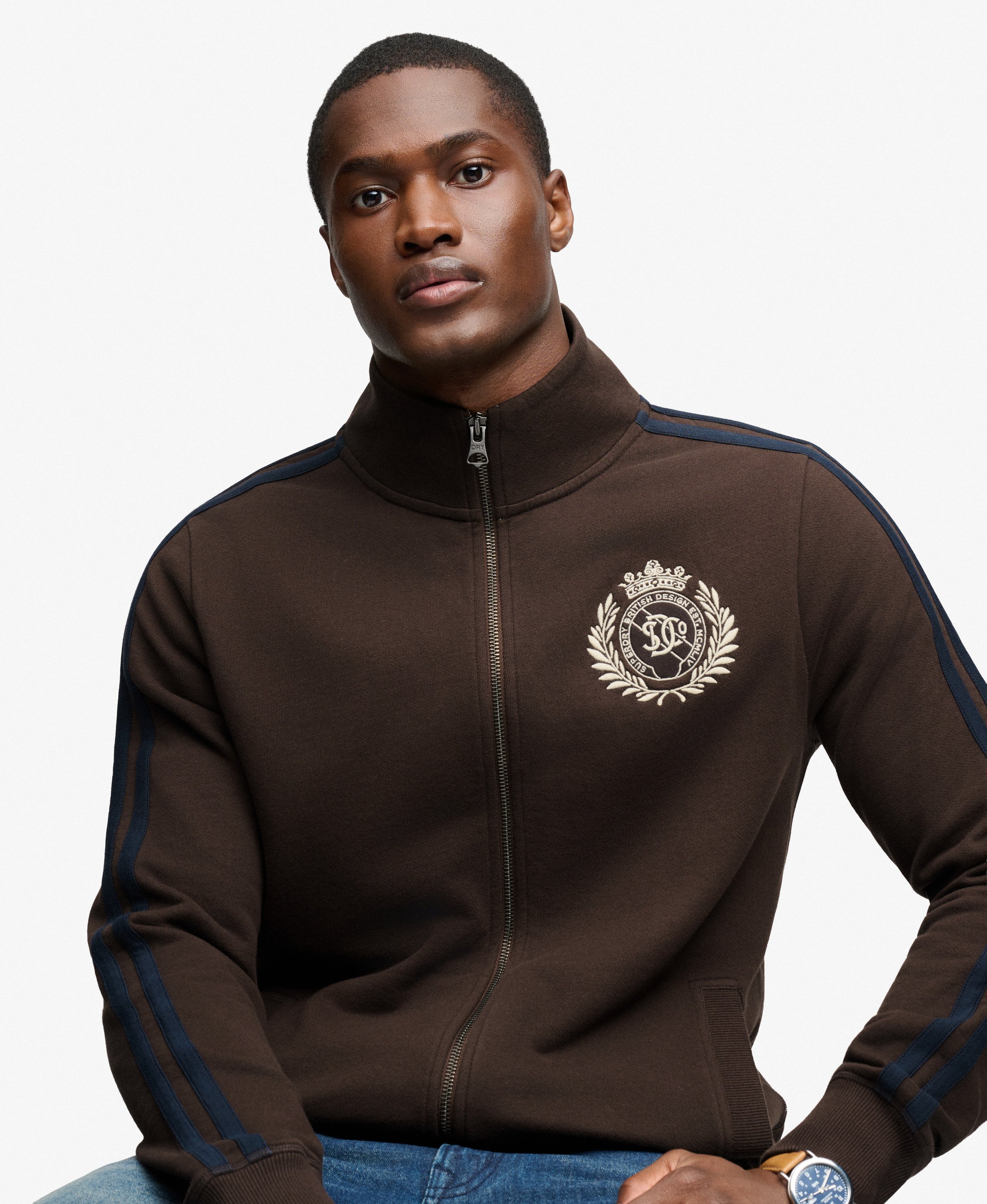Veste de Survêtement Essential Retro Coupe Ajustée, SUPERDRY