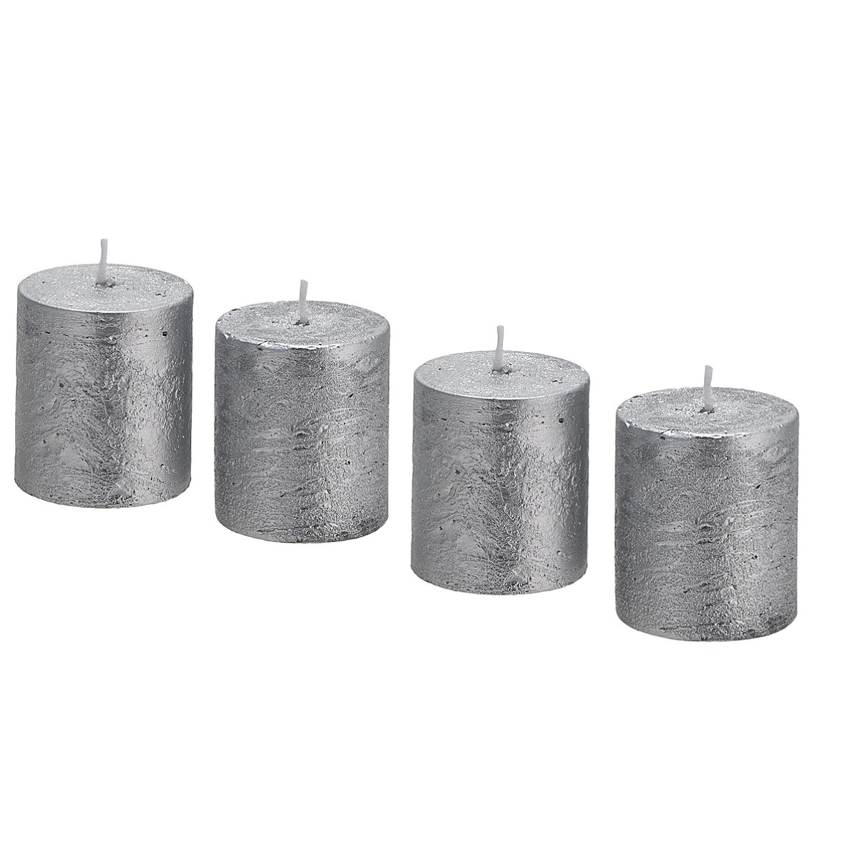 Set de 4 bougies cylindriques H5, SIA DECO