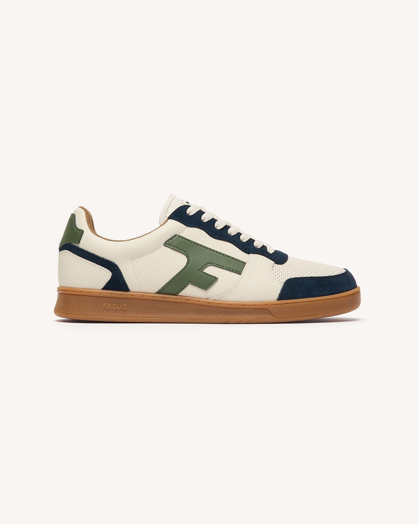 Baskets basses en cuir, FAGUO