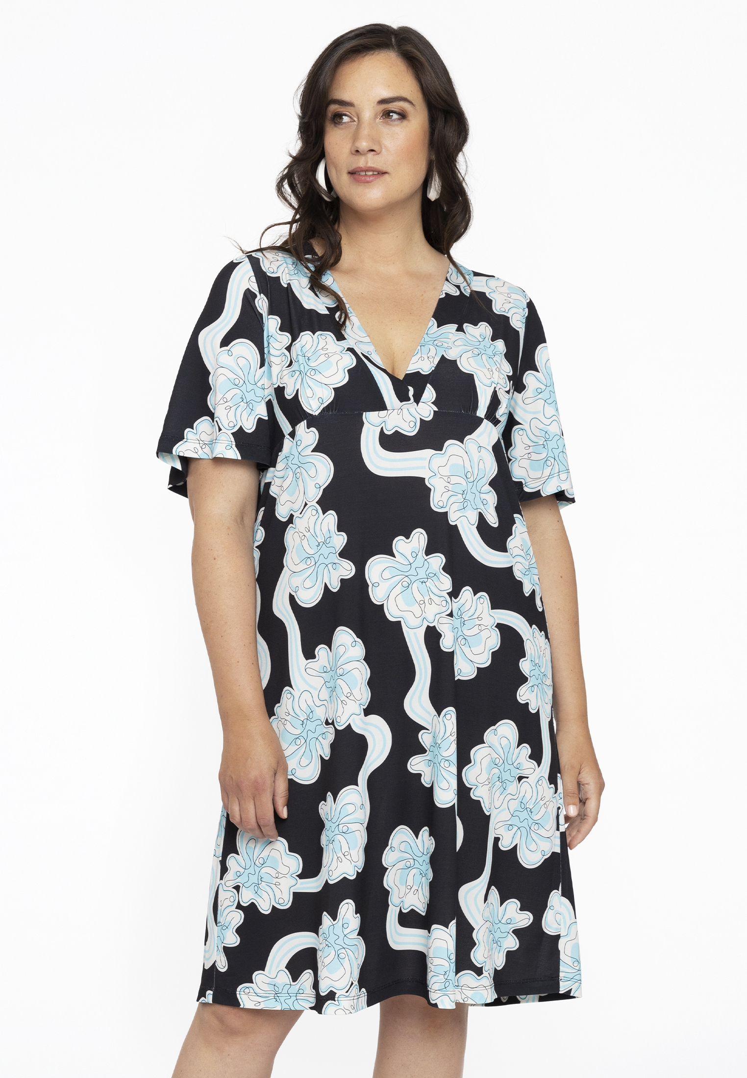 Robe imprimé / imprimée floral, YOEK