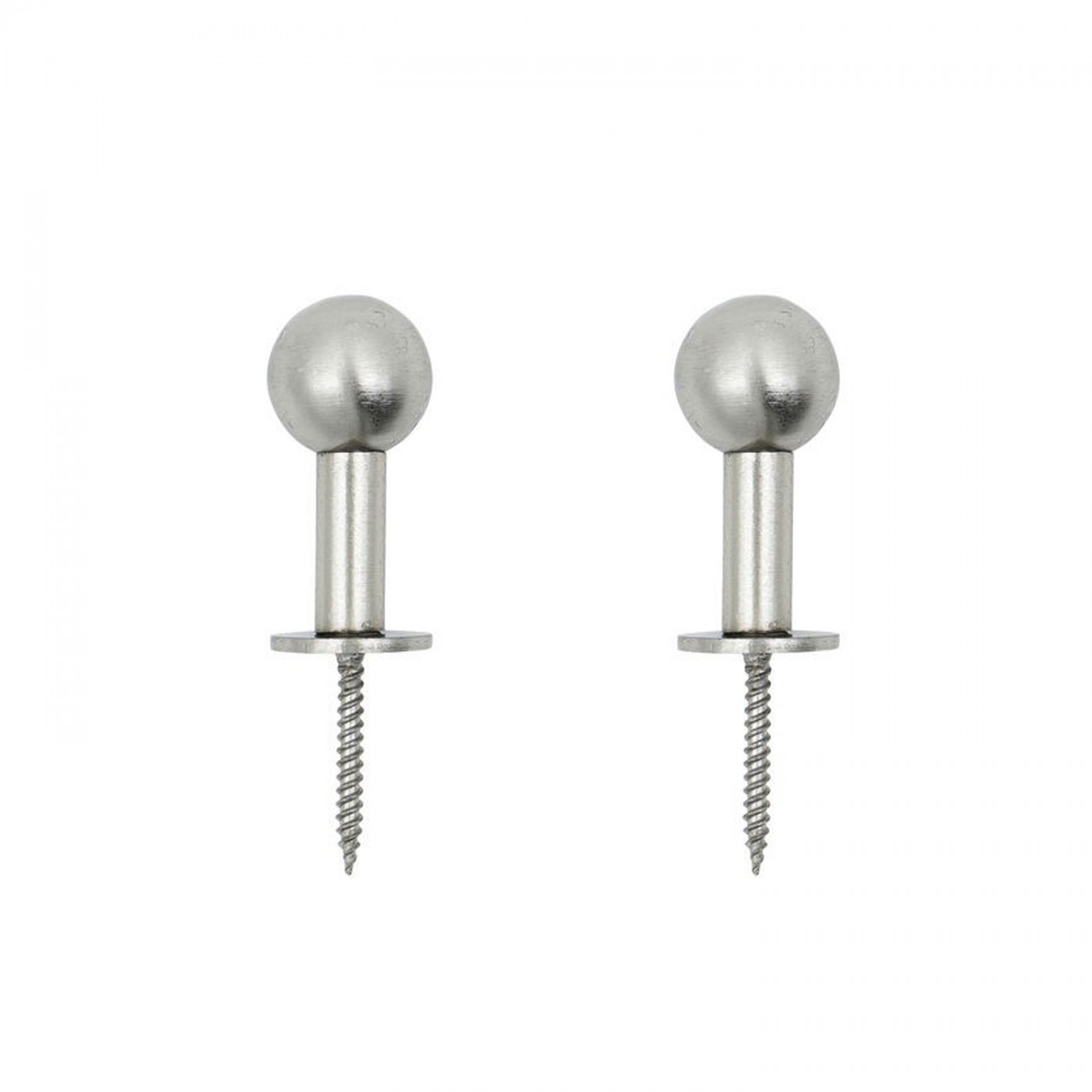 Lot de 2 patères en acier Ball dia 2 cm, HOUSE DOCTOR
