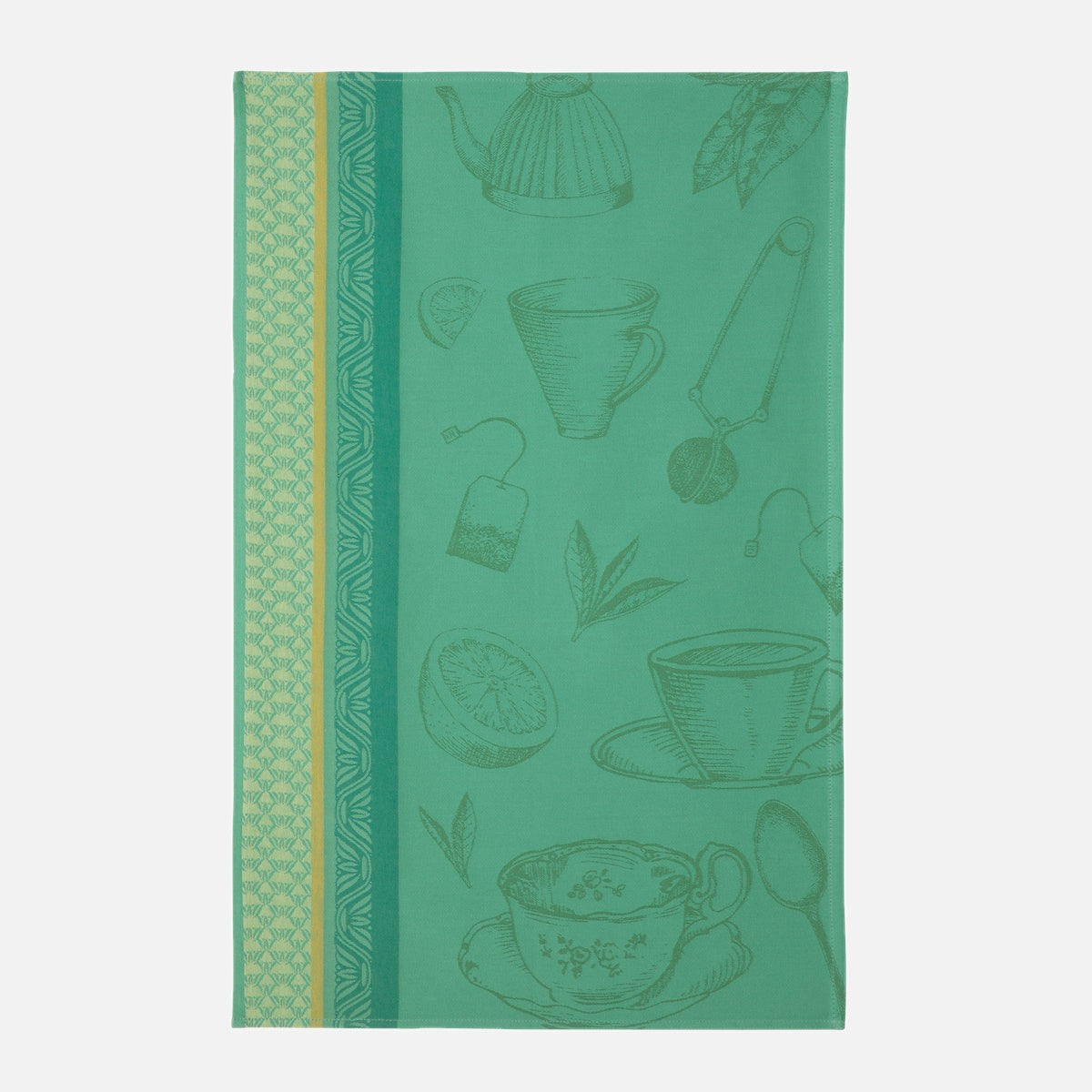 Torchon jacquard en coton MÉLI MÉLO, COUCKE