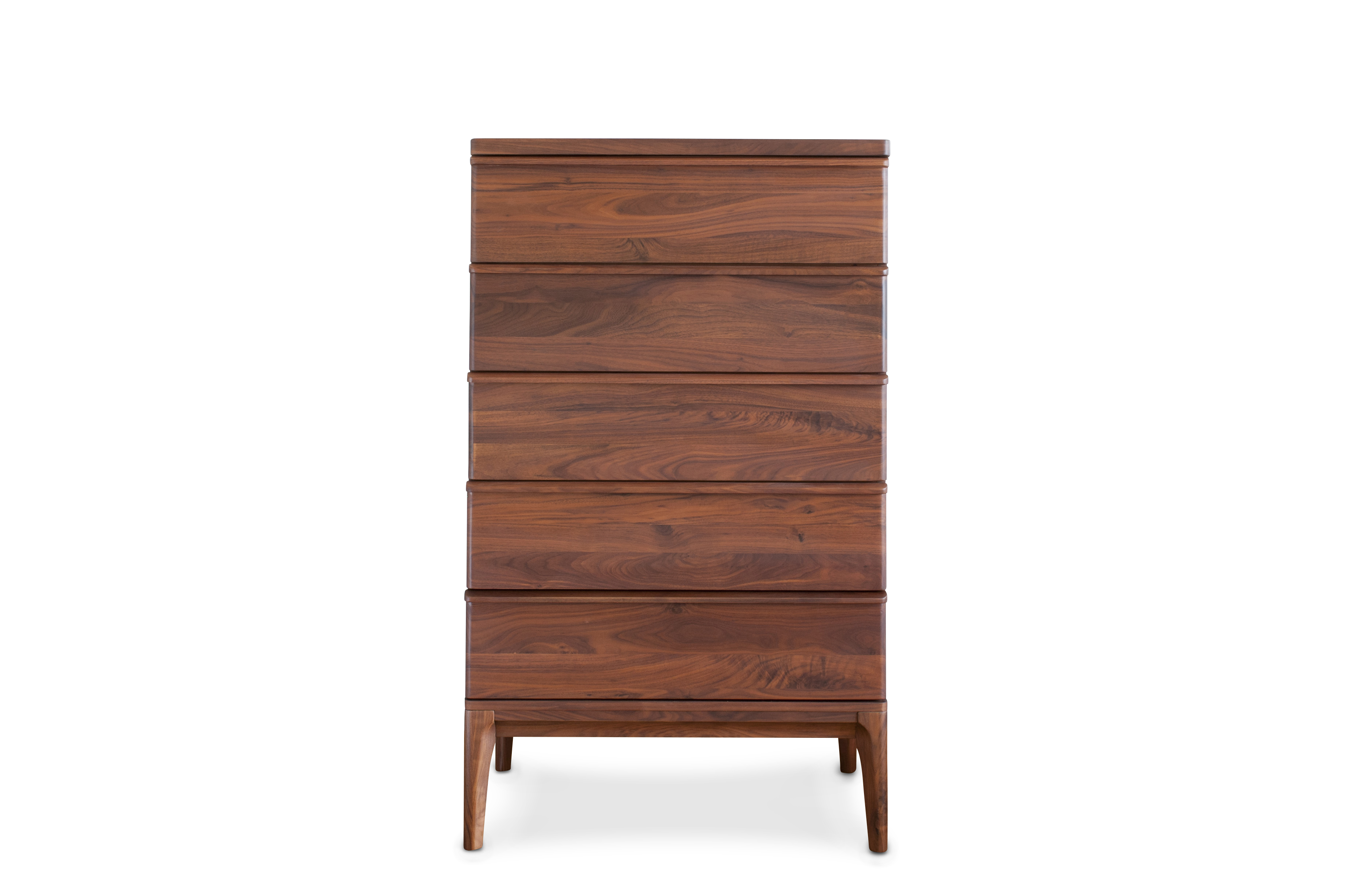 Commode en noyer, 5 tiroirs HEMËT, PRODUIT INTERIEUR BRUT
