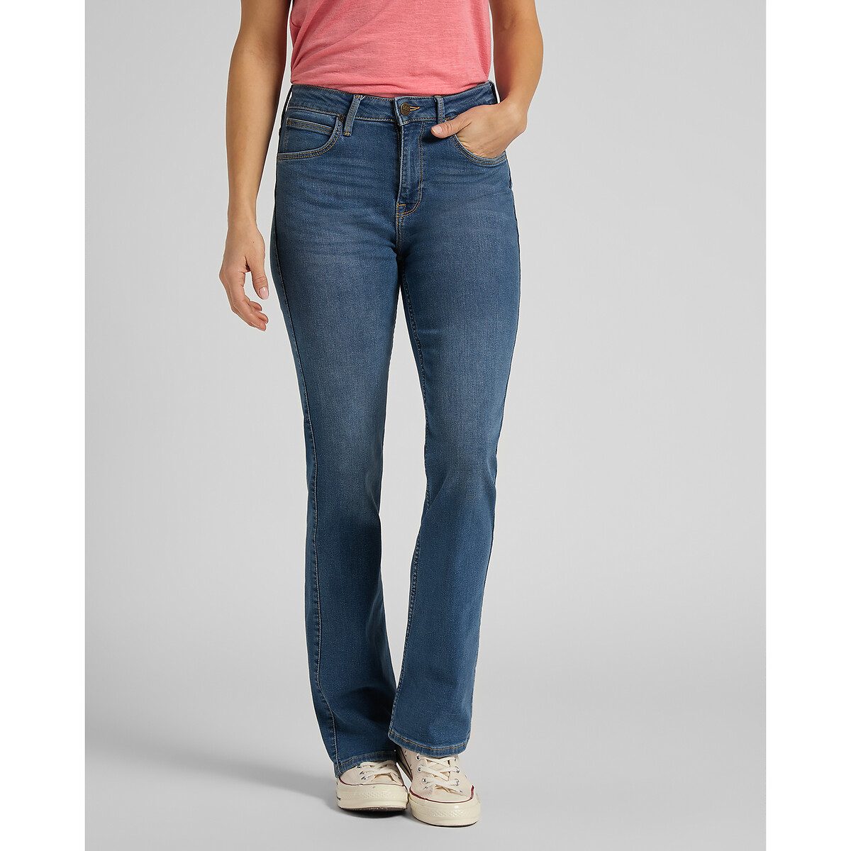 Breese Recycled Bootcut Jeans with High Waist