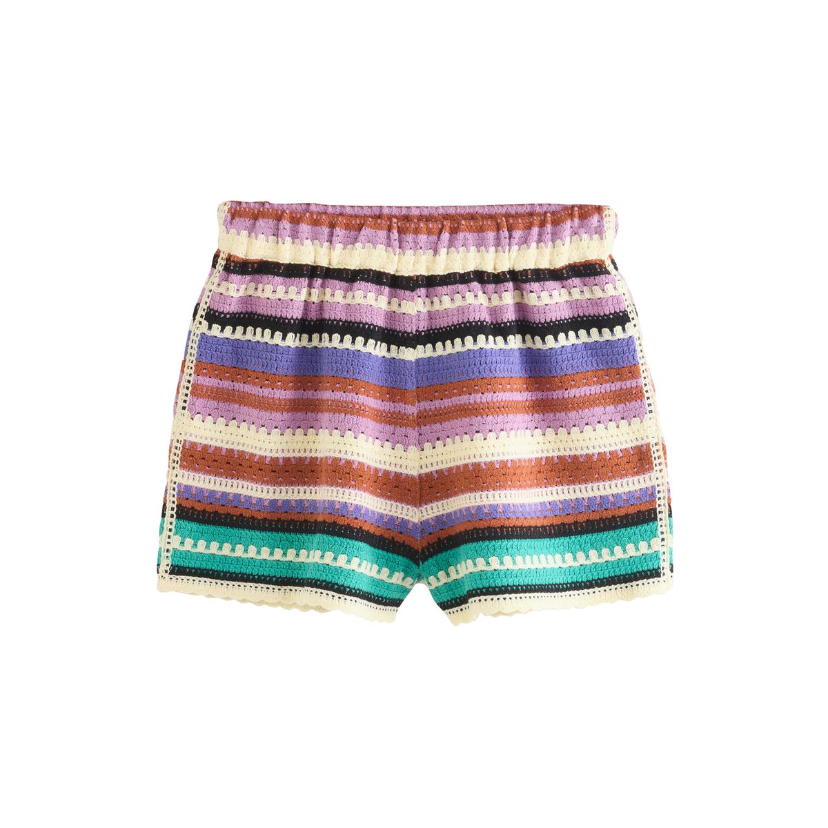 Short en crochet de coton majoritaire, NEXT