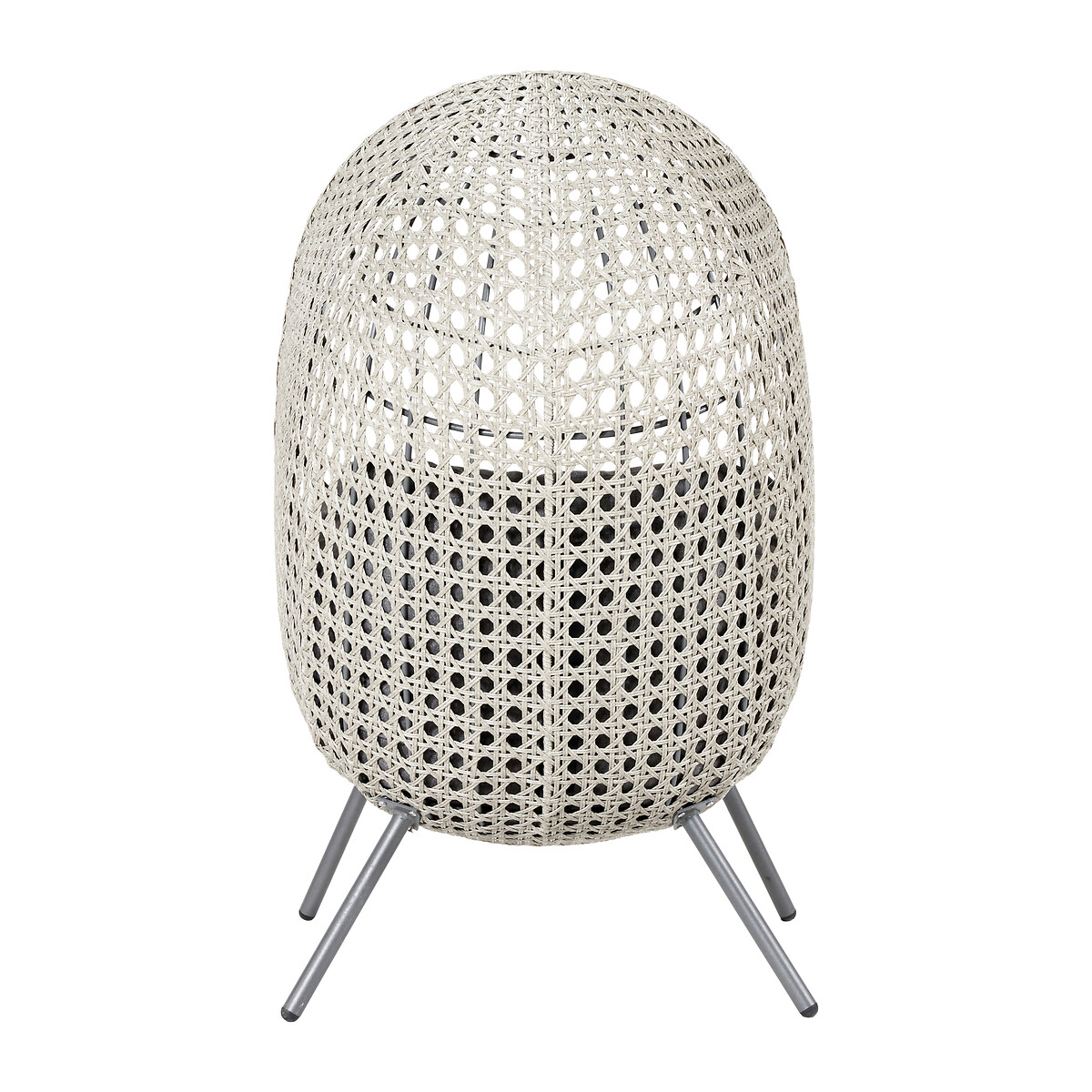 St kitts single garden egg chair stone grey grey So home La