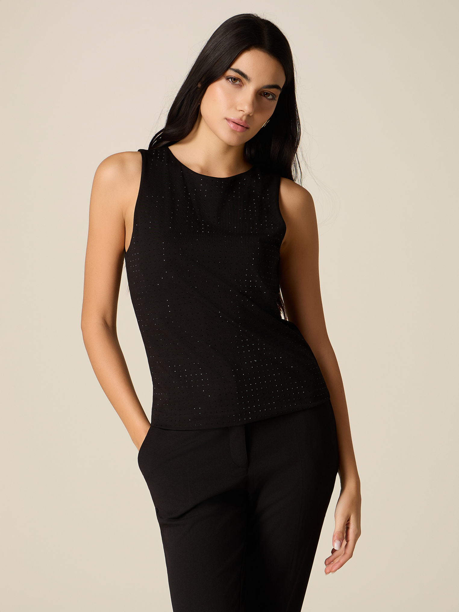 Top avec micro cristaux, OLTRE