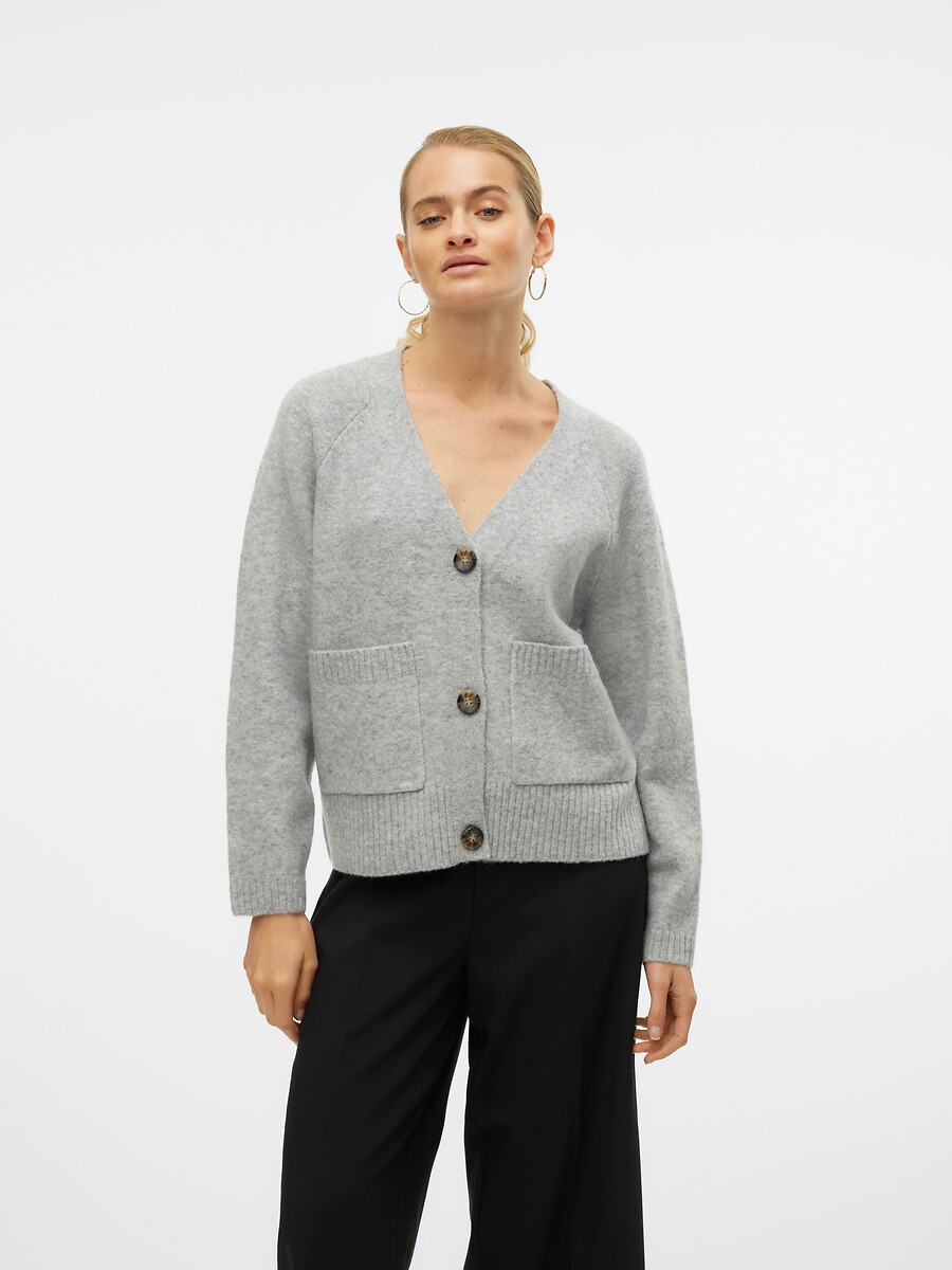 Cardigan scollo a V, VERO MODA