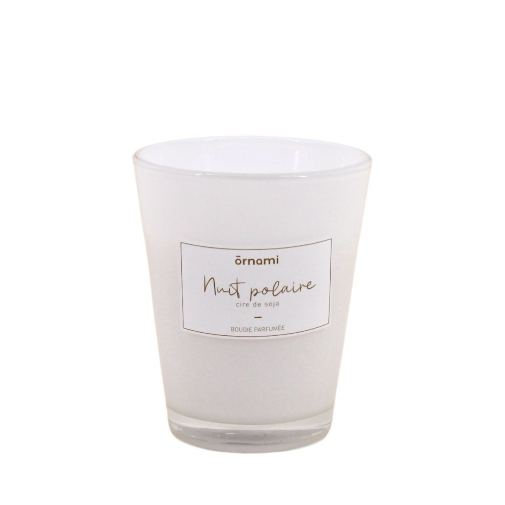 Bougie en cire de soja parfumée "Nuit polaire" 280GR, ORNAMI