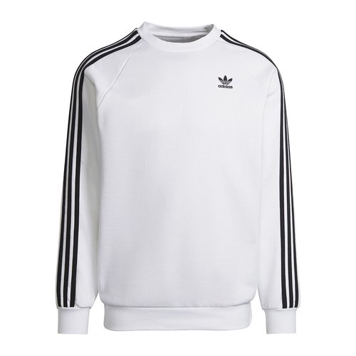 Sweat col rond 3 bandes blanc Adidas Originals