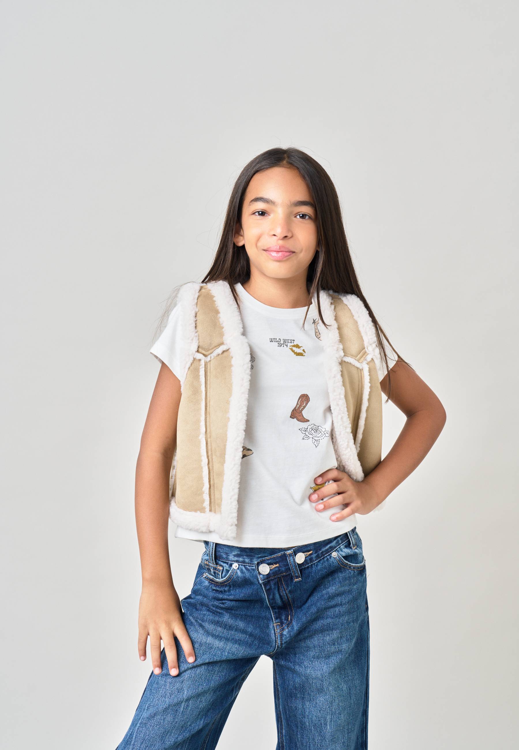 Gilet sans manches fille SVANY, DEELUXE