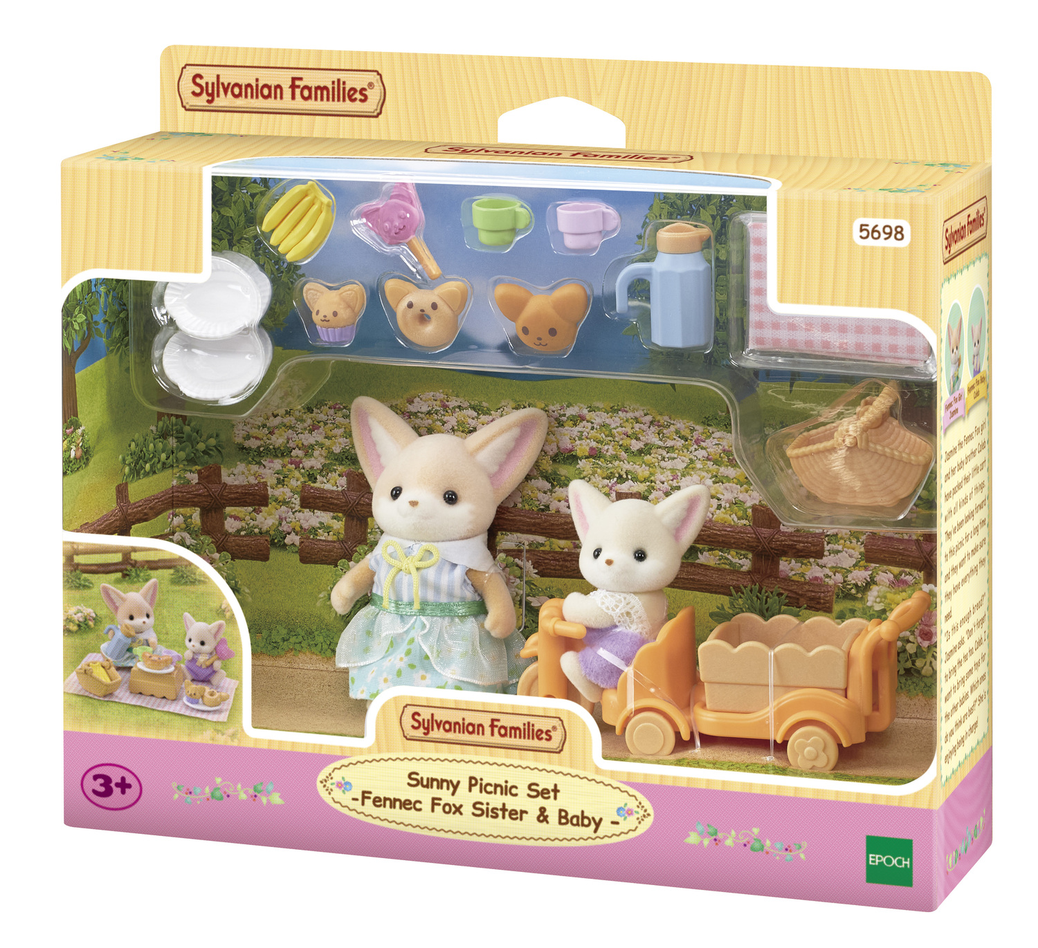 Le set de pique-nique des freres et soeurs fennec, SYLVANIAN FAMILIES