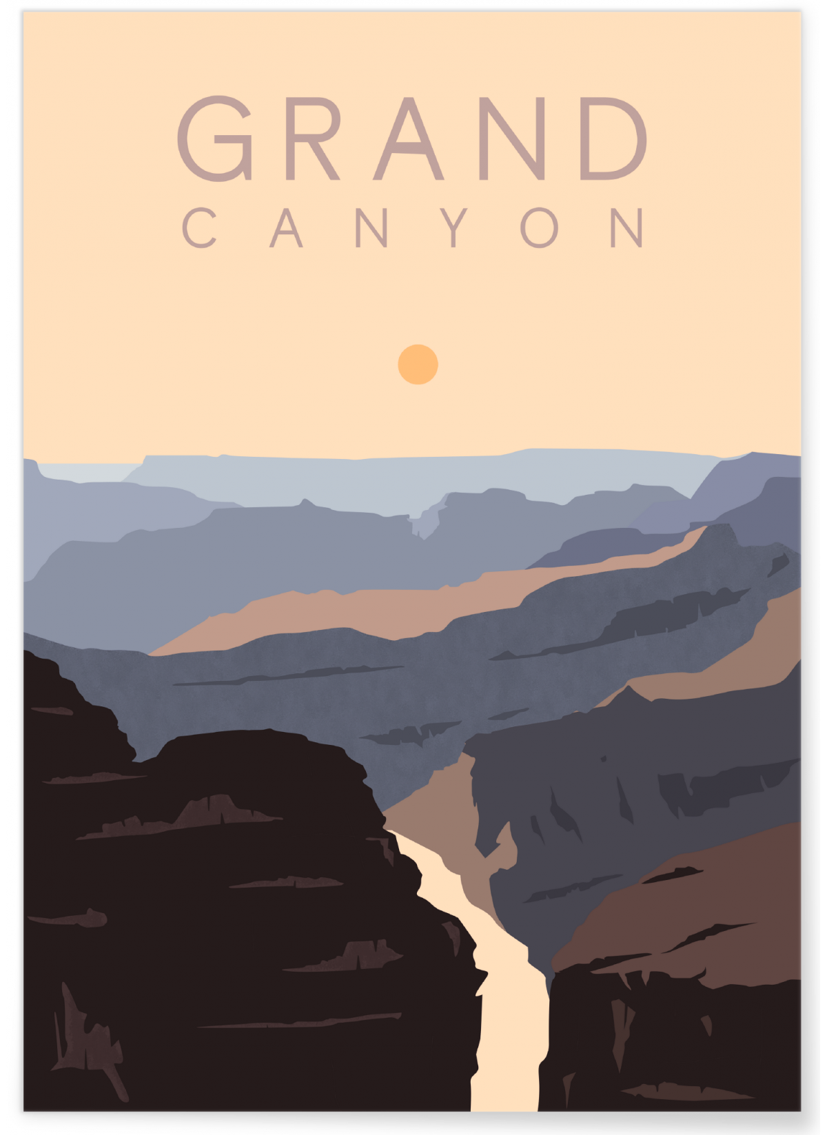 Poster Grand Canyon, L'AFFICHERIE