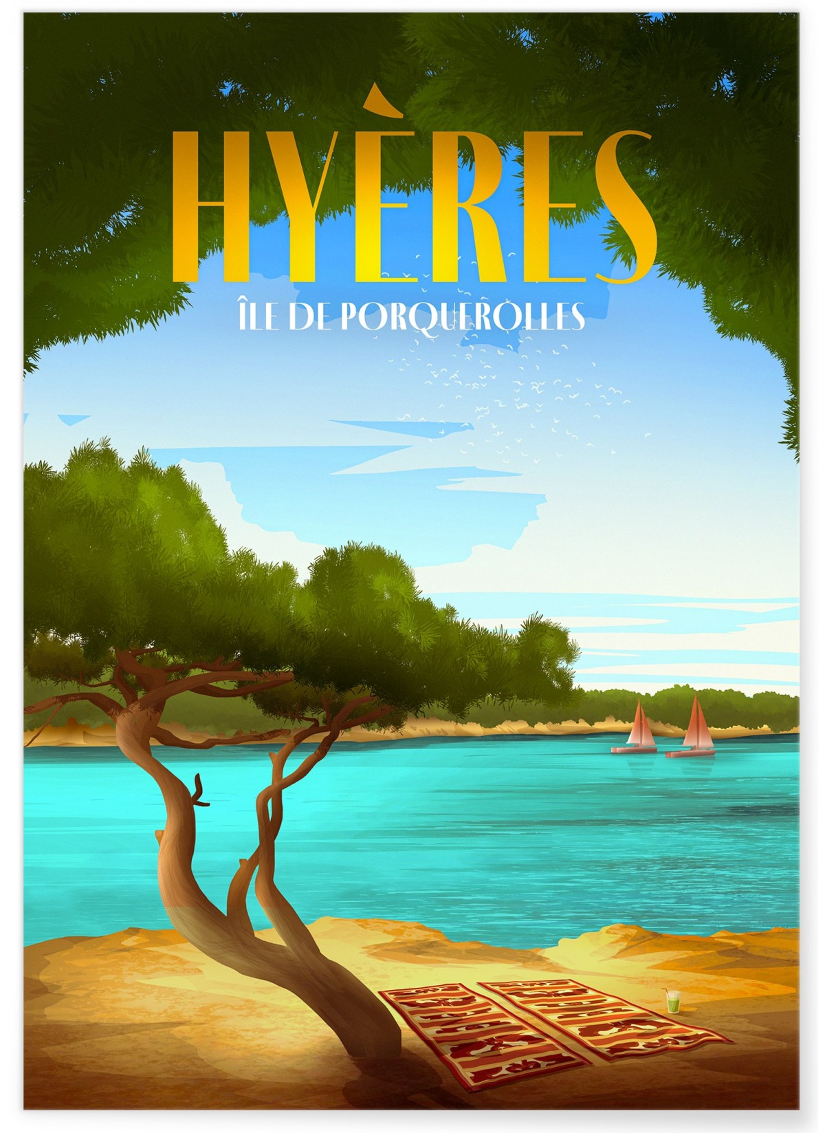 Affiche ville Hyères, L'AFFICHERIE