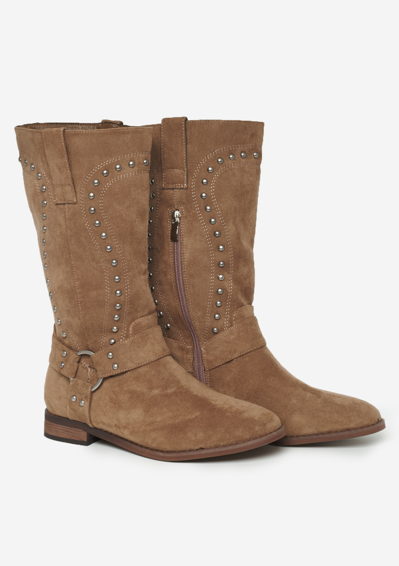Bottes en suedine cloutées, LOLALIZA