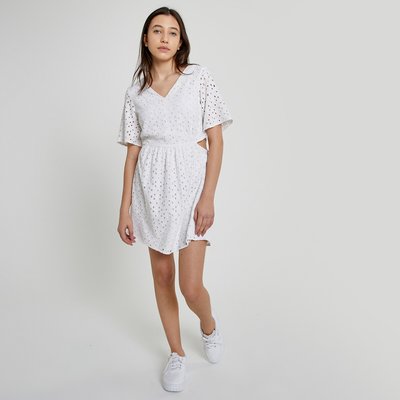 Robe courte en broderie anglaise LA REDOUTE COLLECTIONS