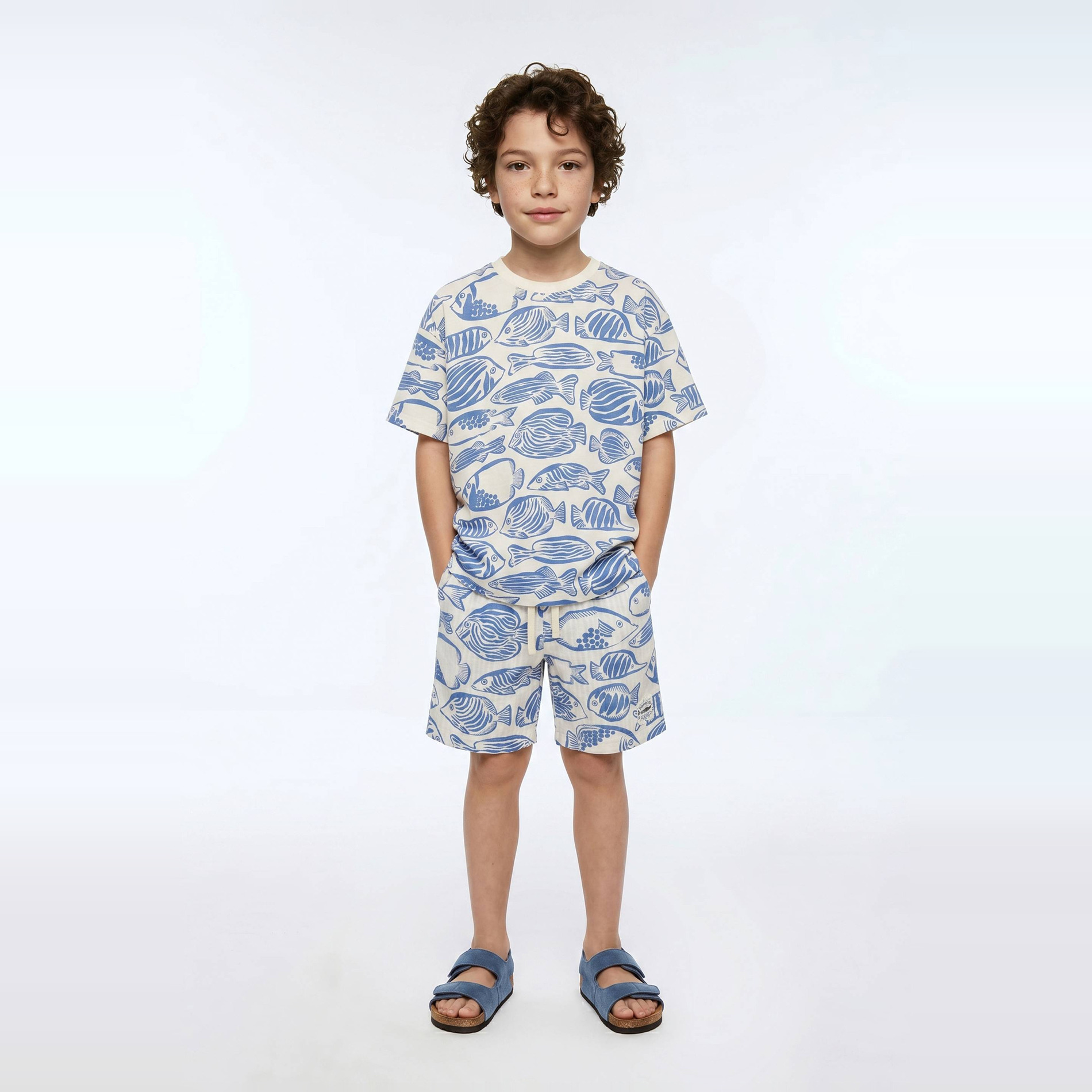 T-shirt manches courtes imprimé en coton BIO GOTS, MONOPRIX