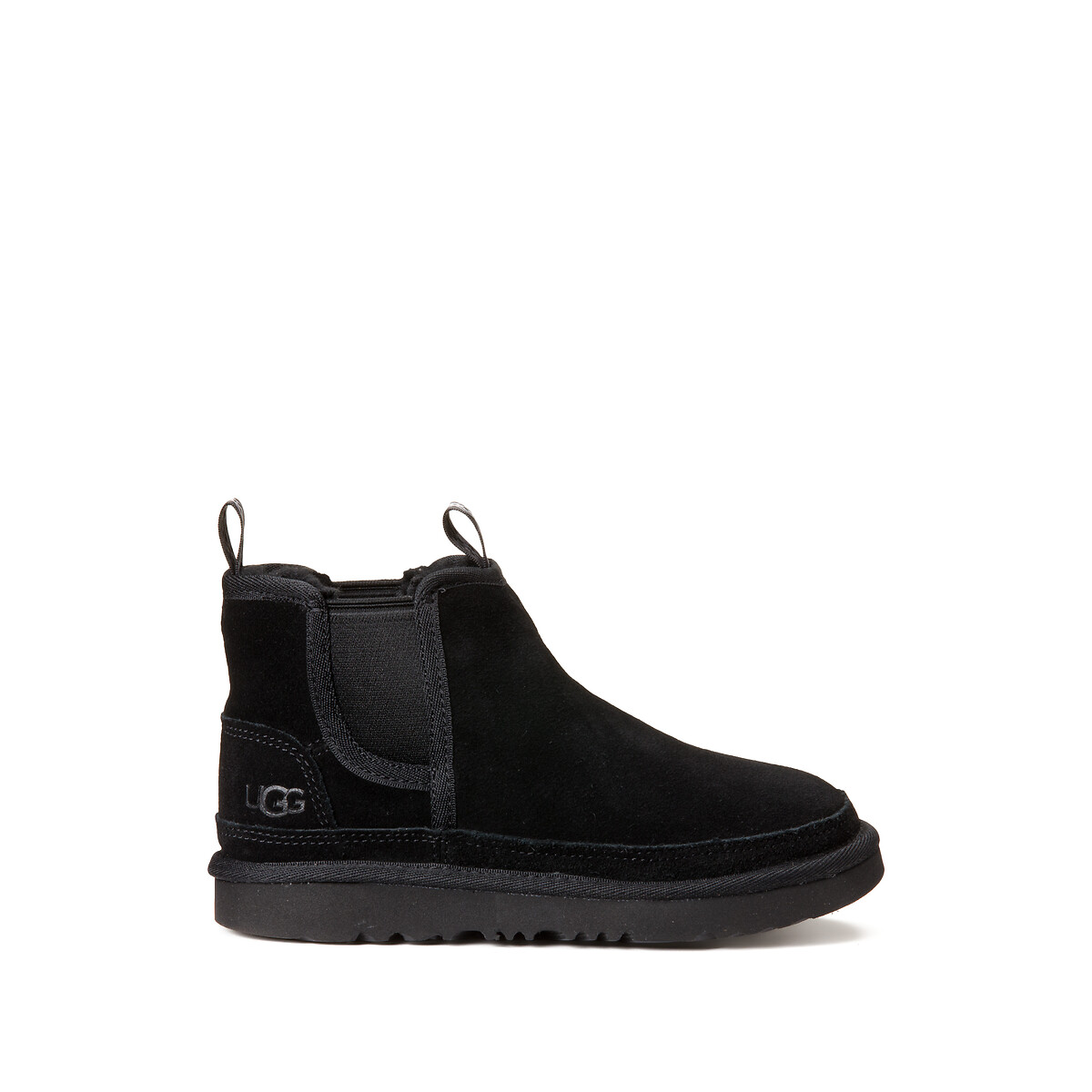 Kids k neumel chelsea boots in suede, black, Ugg | La Redoute