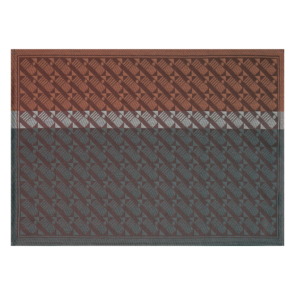 Set de table enduit en Coton, VEINE GRAPHIQUE, LE JACQUARD FRANCAIS