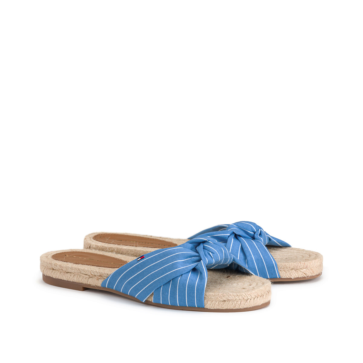 Muiltjes met platte hak th stripes Tommy Hilfiger | La Redoute