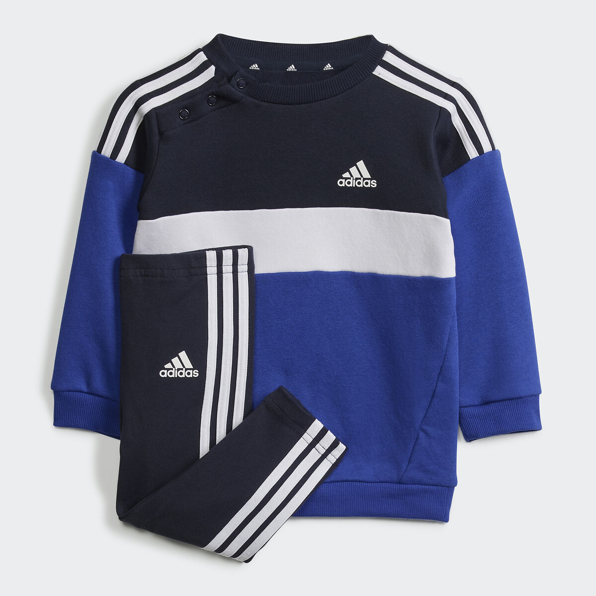 Pantalon de jogging en molleton bleu marine Adidas Performance