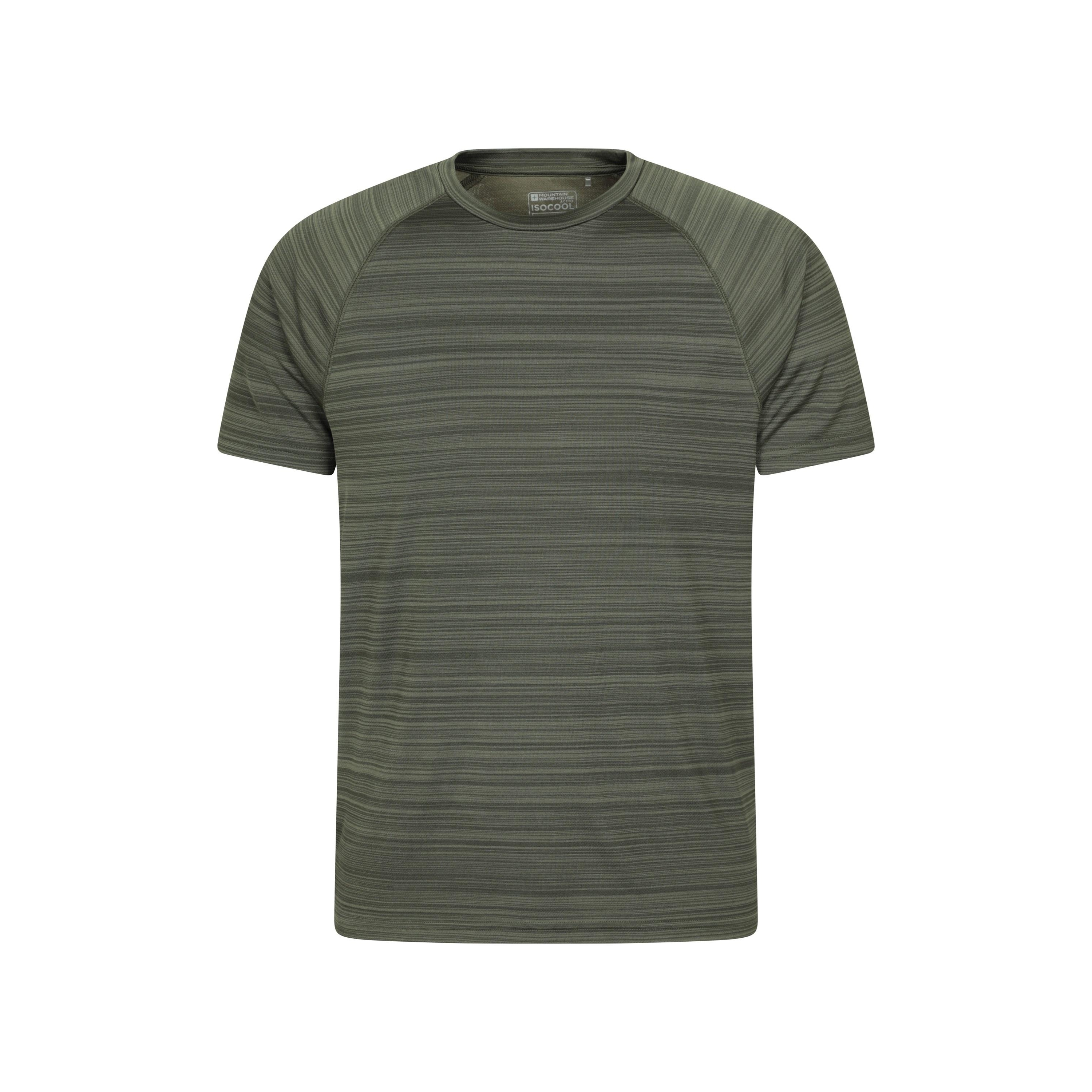 T-shirt manches courtes motif/style à rayures, MOUNTAIN WAREHOUSE