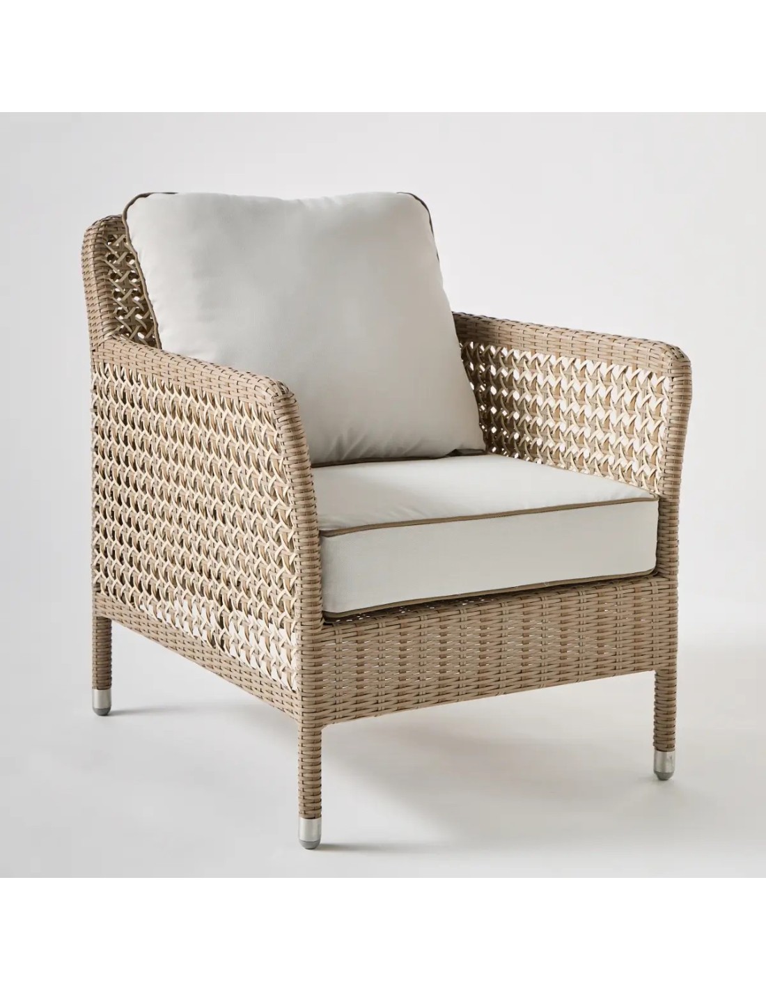 Fauteuil en résine ANTIBES RECIF gris, KOK