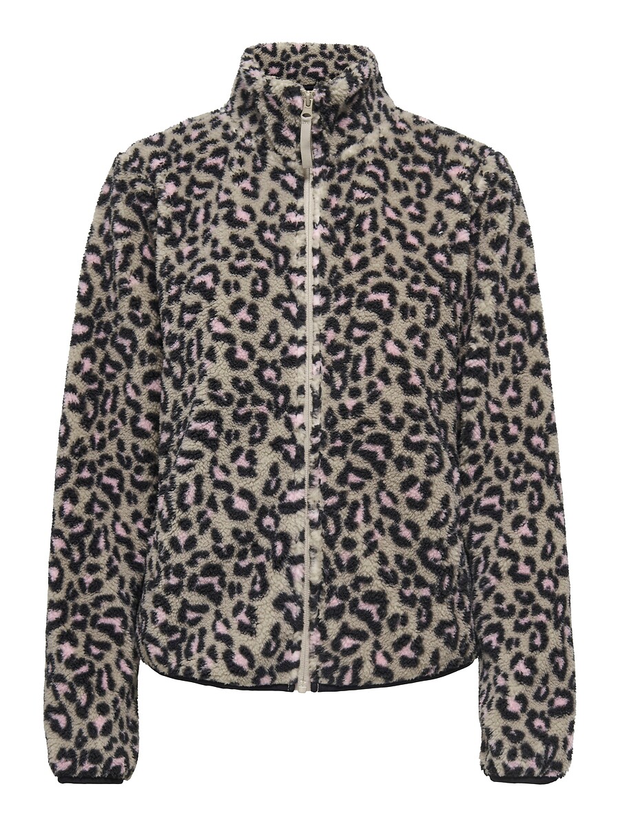 Veste polaire imprimée léopard, ONLY PLAY