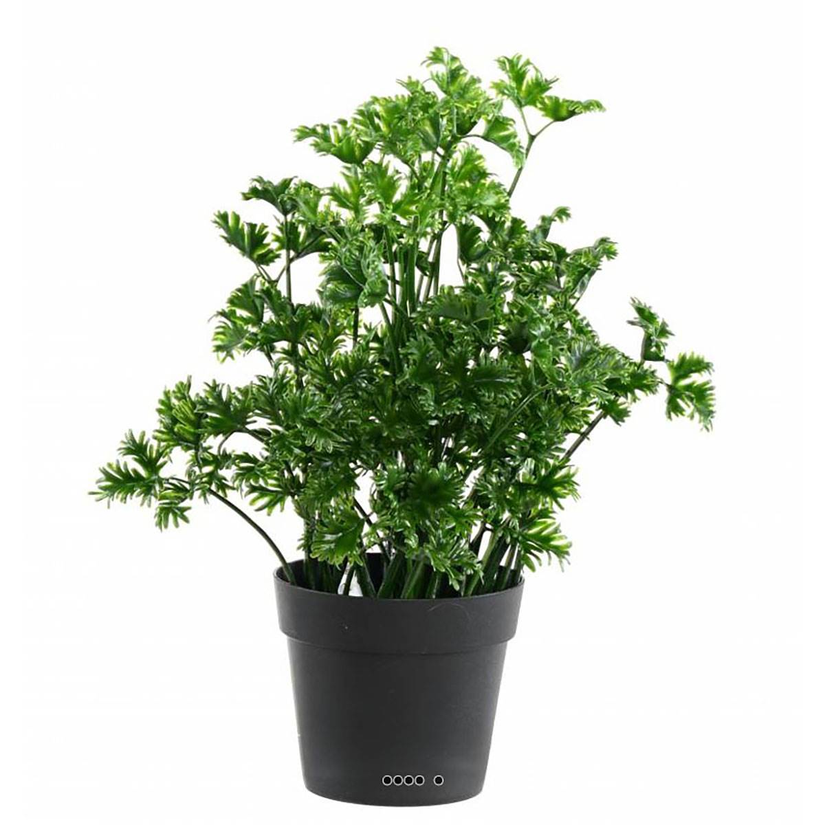 Persil artificiel en pot pour extérieur H 25, ARTIFICIELLES