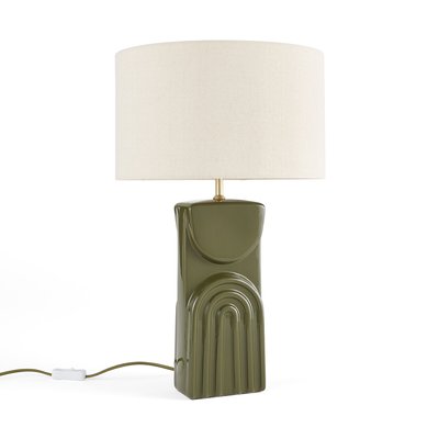 Topia Ceramic & Linen Table Lamp LA REDOUTE INTERIEURS