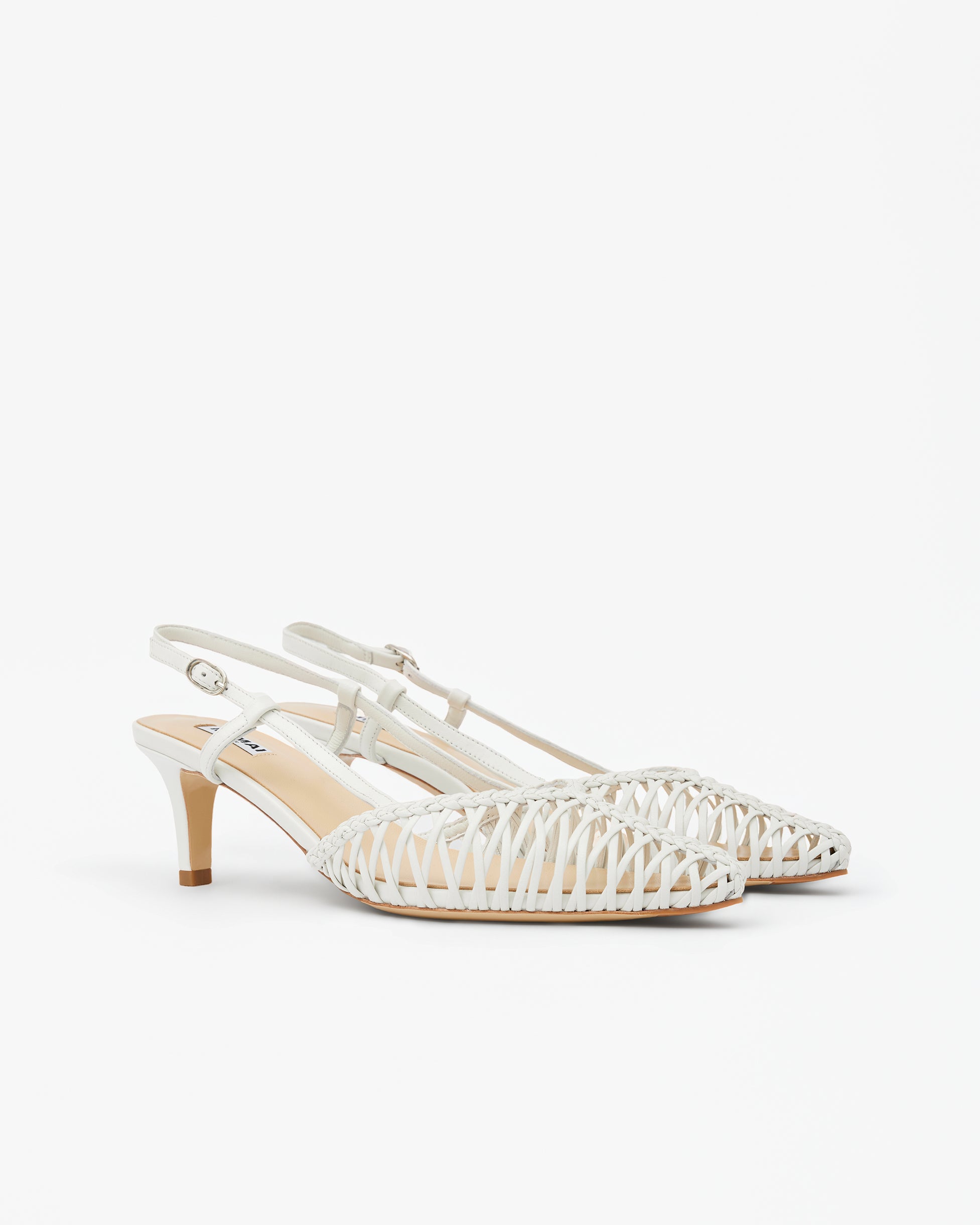 Escarpins sling-back tressé TESSA, MI MAI