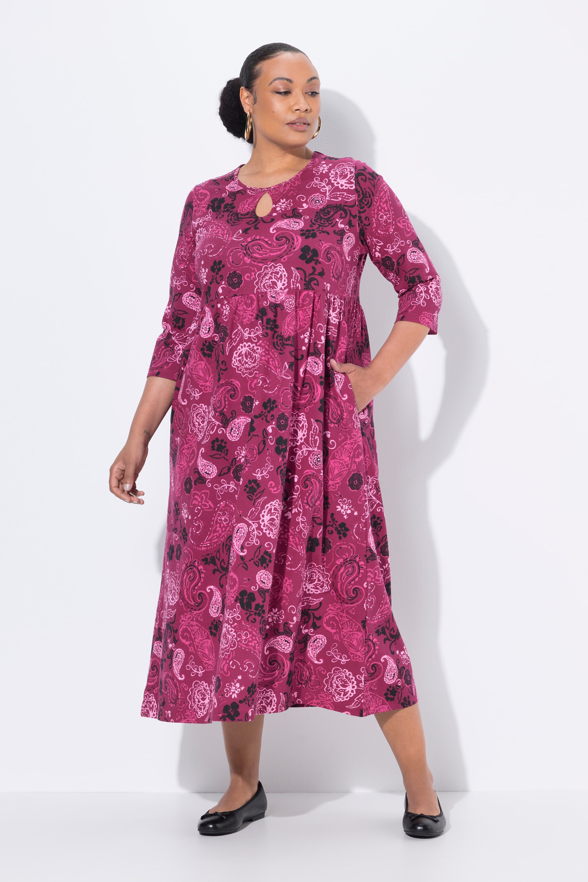 Robe maxi motif cachemire, ULLA POPKEN