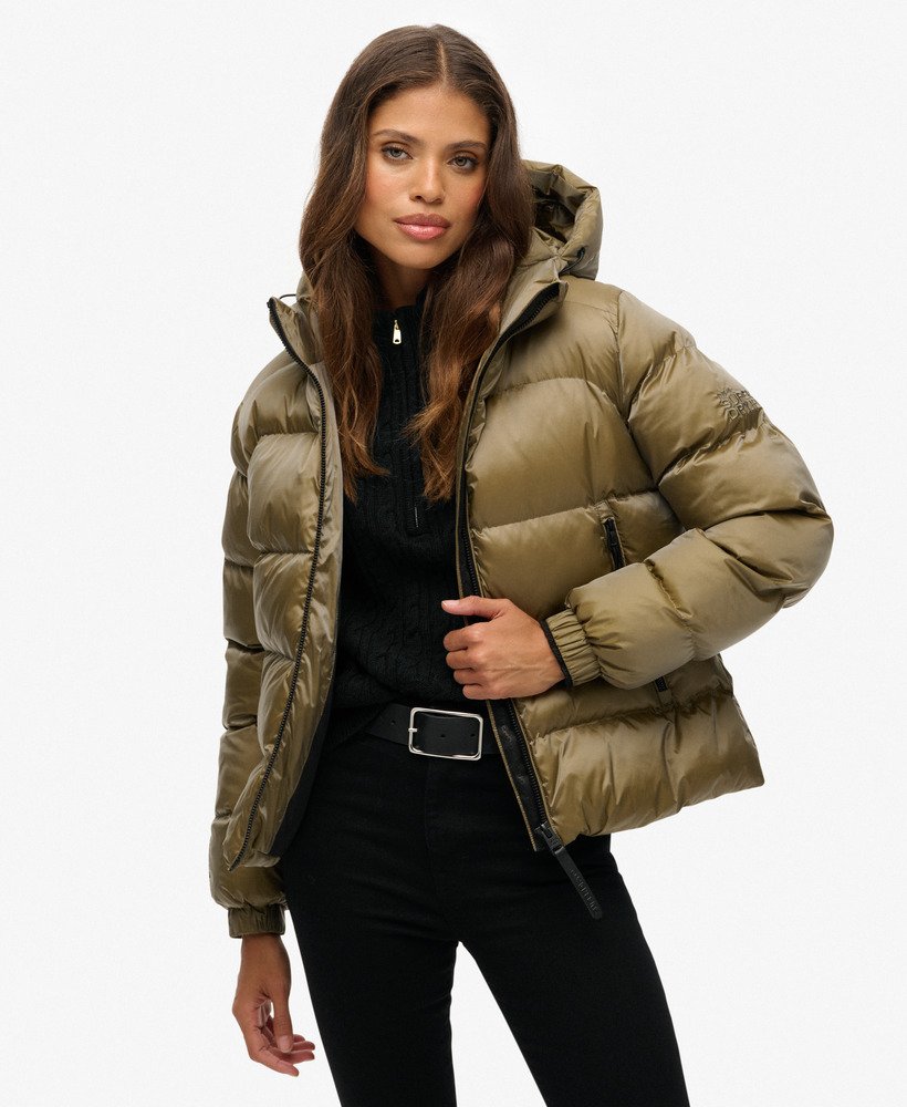 Doudoune Sport à Capuche Luxe, SUPERDRY