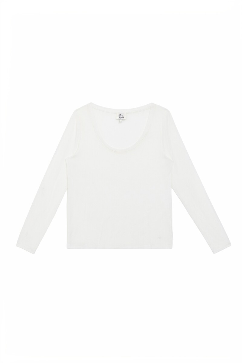 Tee shirt col rond manches longues, LA PETITE ETOILE
