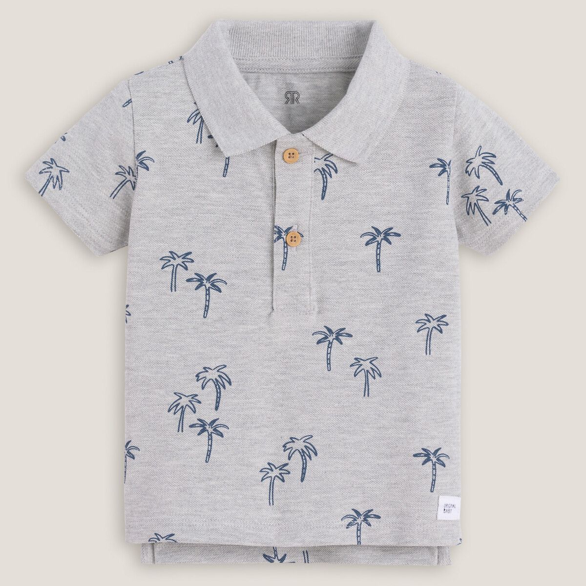 polo shirt with palm tree logo