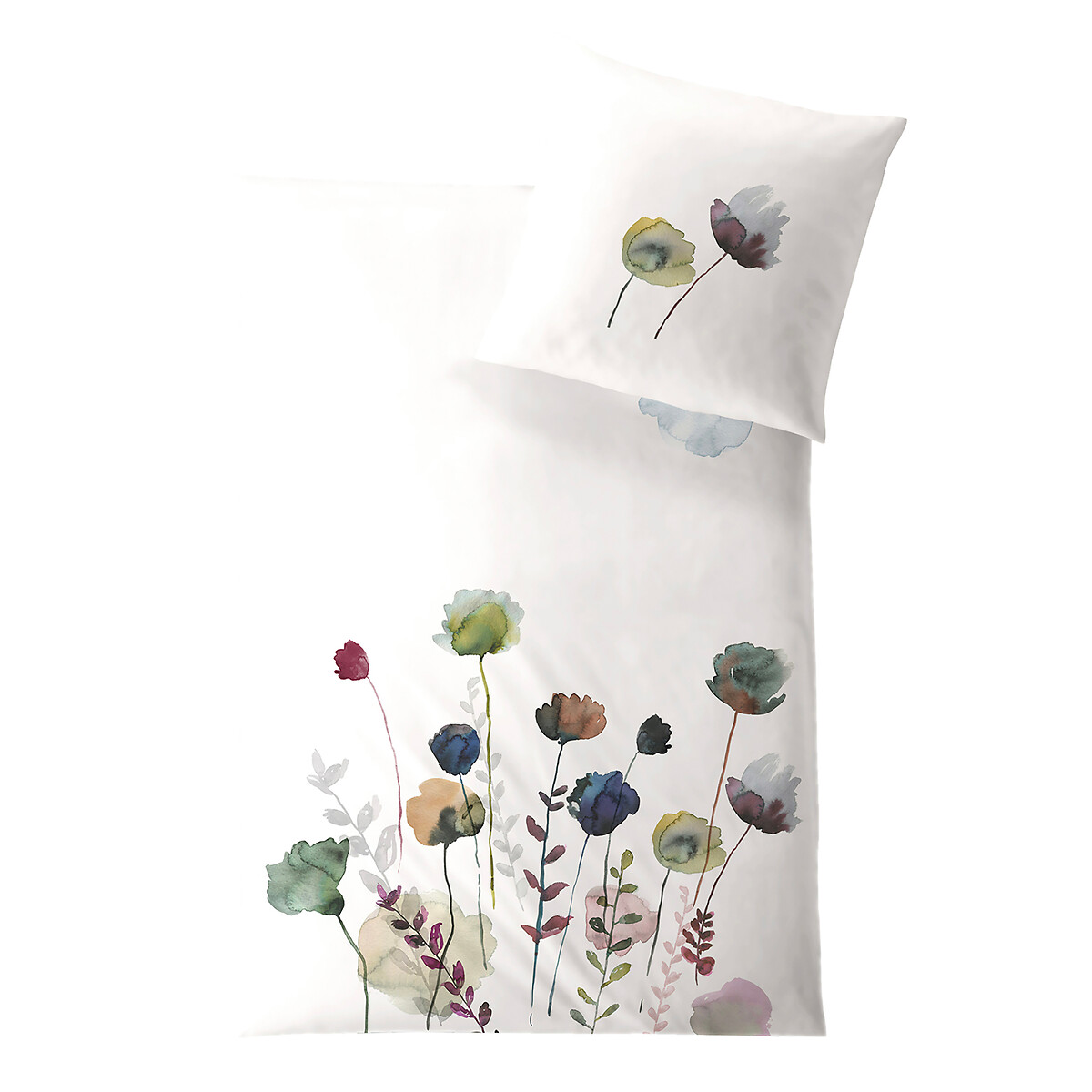 Fourre de duvet - Cellulose avec motif - Amsterdam + Taie(s) 50*70, EUROPE & NATURE